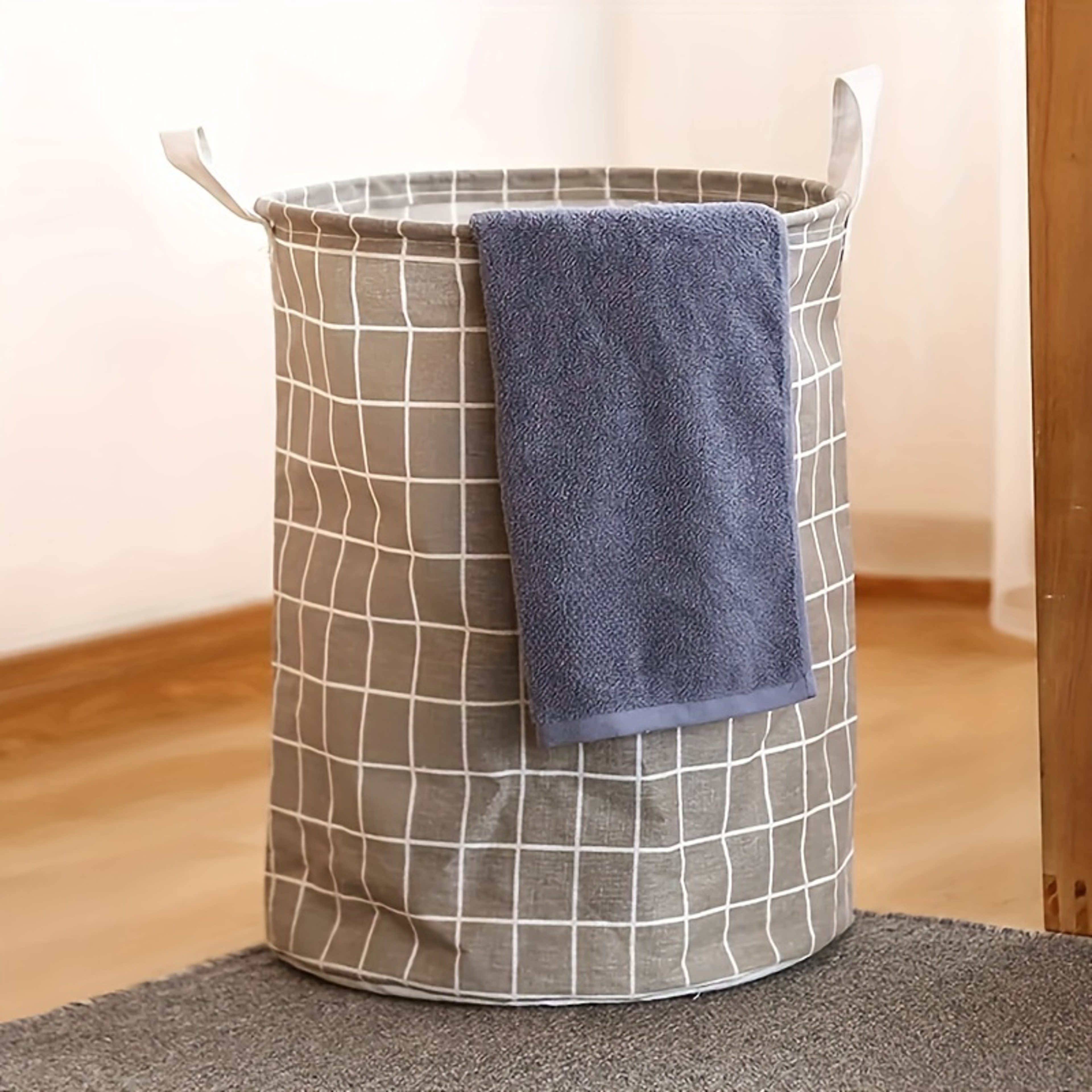 Waterproof Foldable Dirty Clothes Basket Laundry Storage Basket Toy Storage Bucket Bathroom Clothes