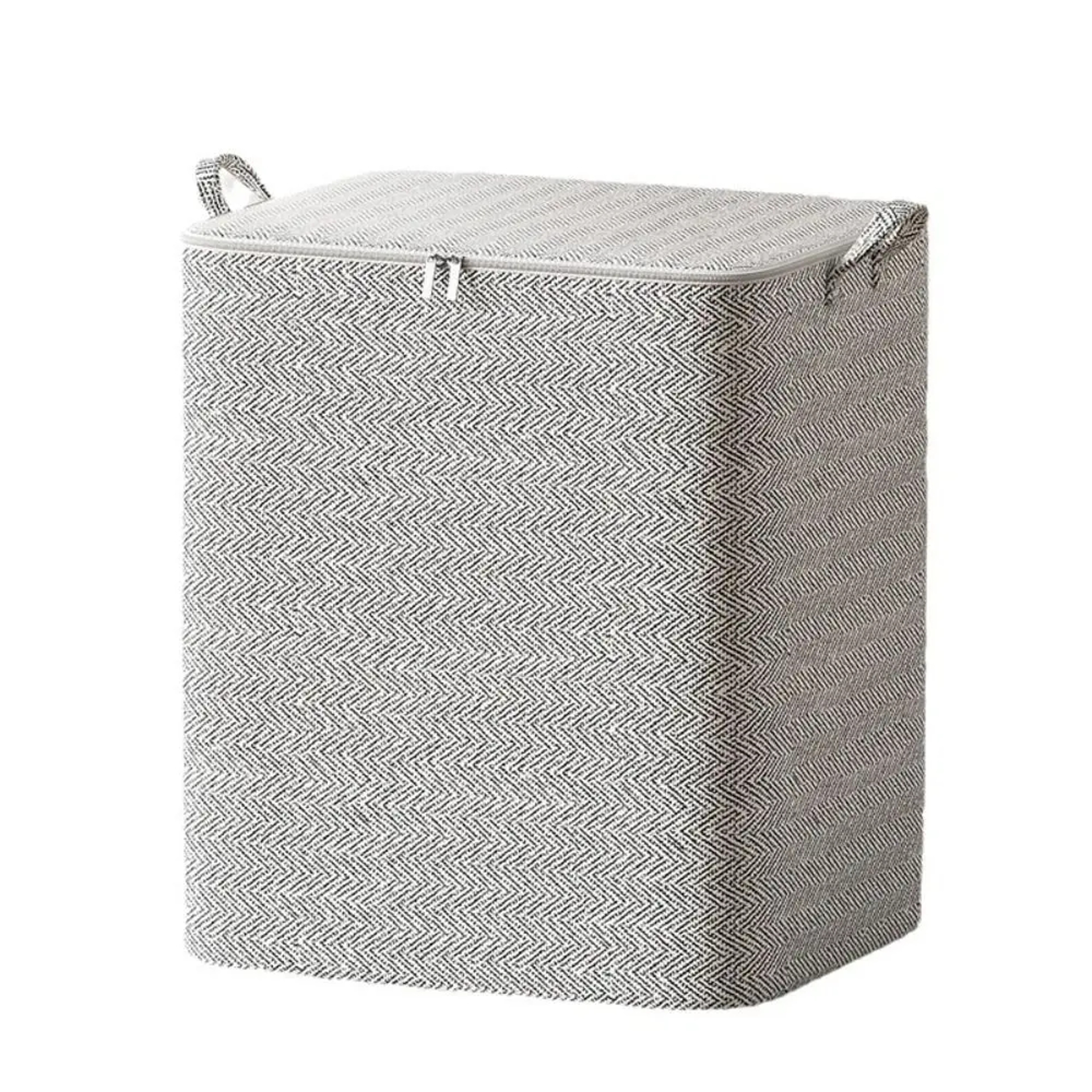 Large Capacity Nonwoven Quilt Storage Bag With Lids Zipper Foldable Dustproof Container For Clothes 6