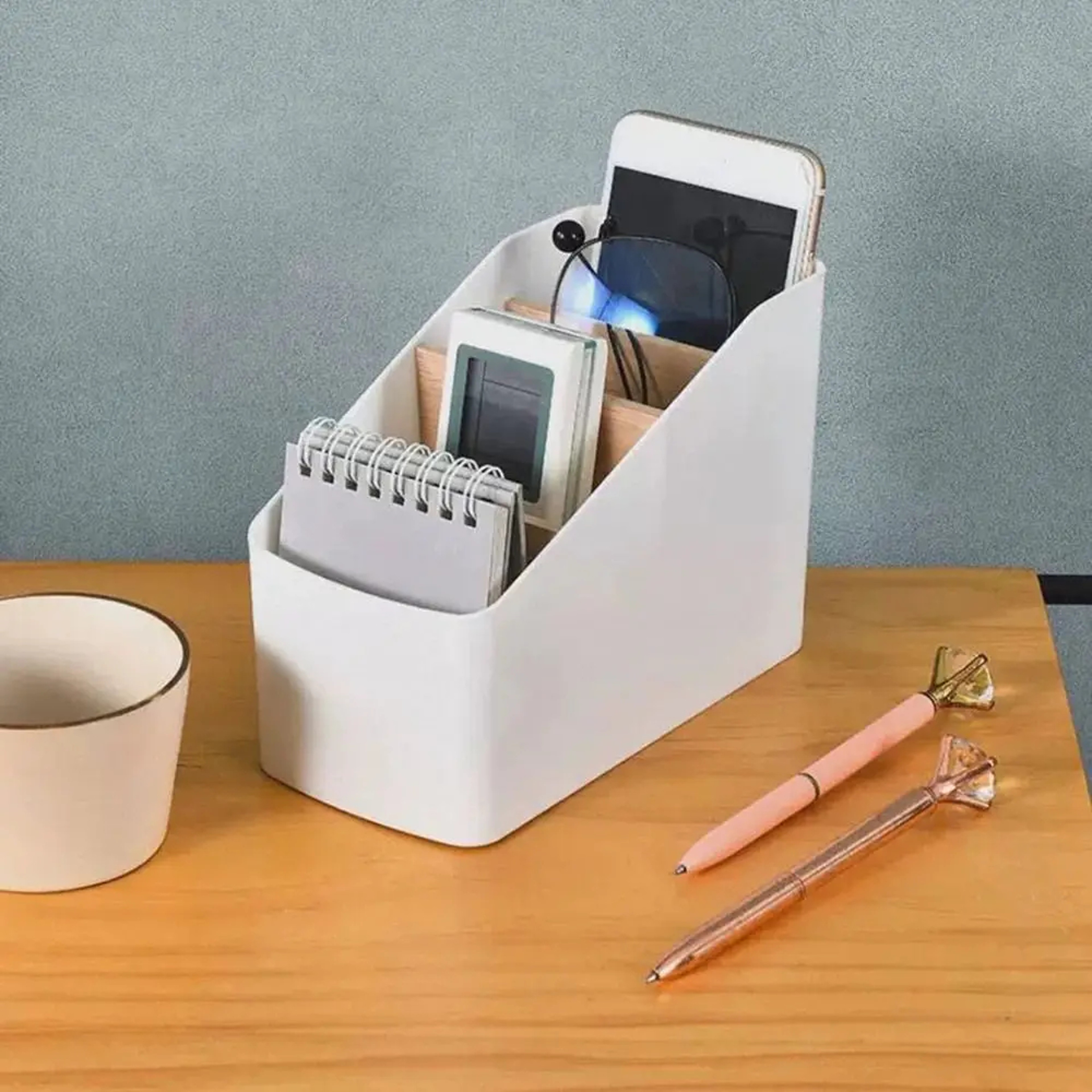 Multipurpose Desktop Storage Box For TV Remotes Remote Control Organizer For Living Room Bedroom Ta 1