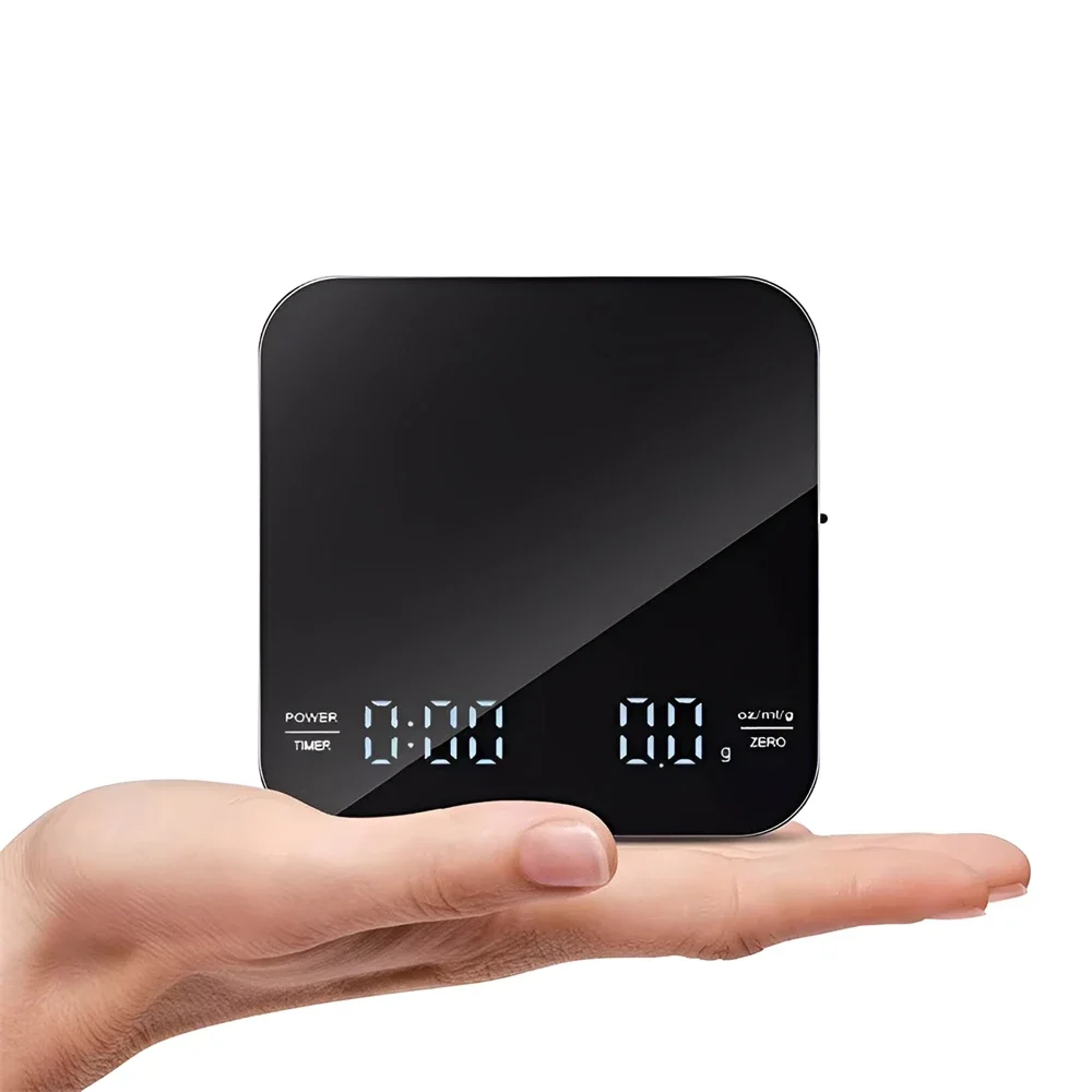 Digital Coffee Scale With Timer LED Display Silicone Pad USB Charging Electronic Coffee Scale Home  5
