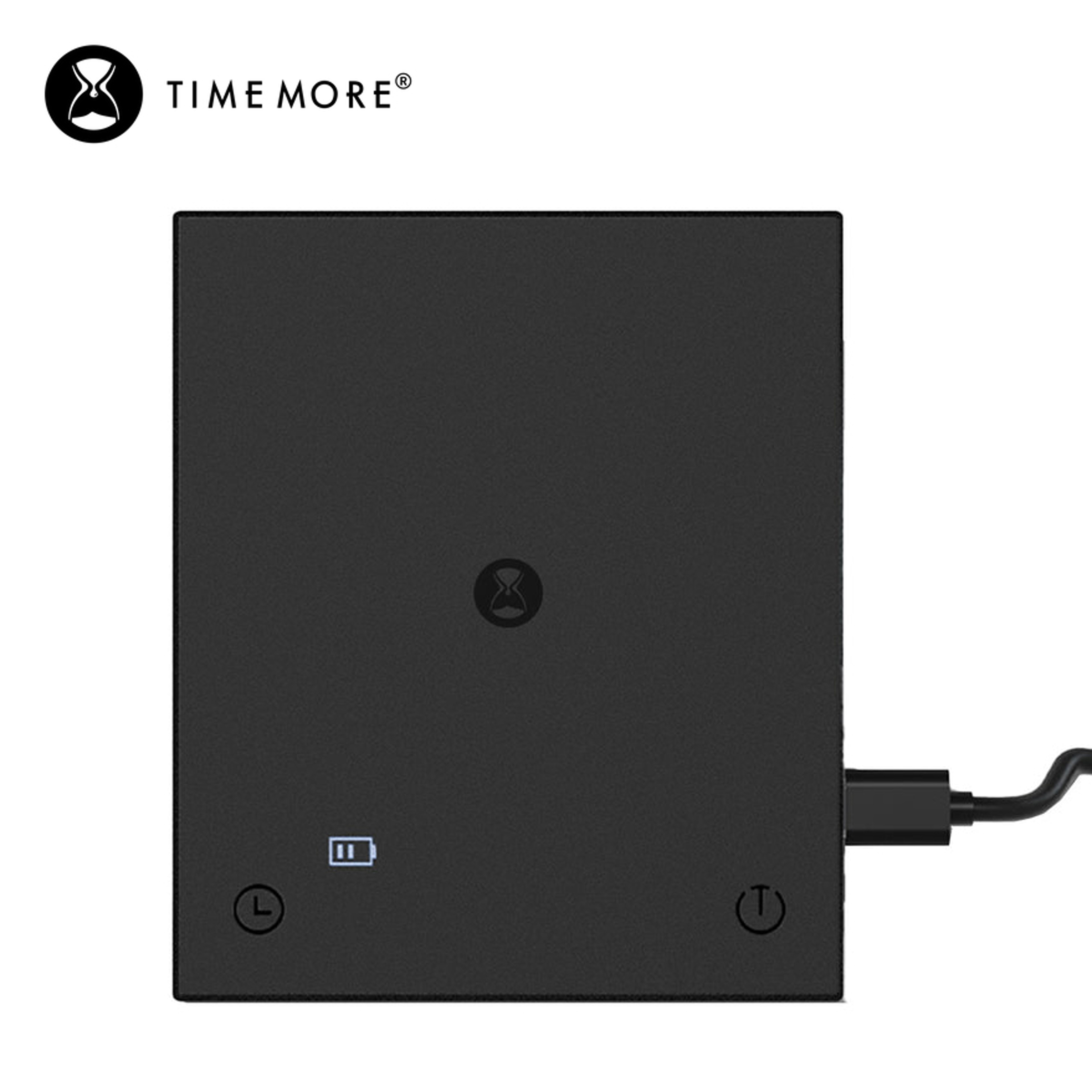 Basic Black Mirror Coffee Scale For Pour Over Espresso Kitchen Scale With Auto Timer Flow Rate Disp 5