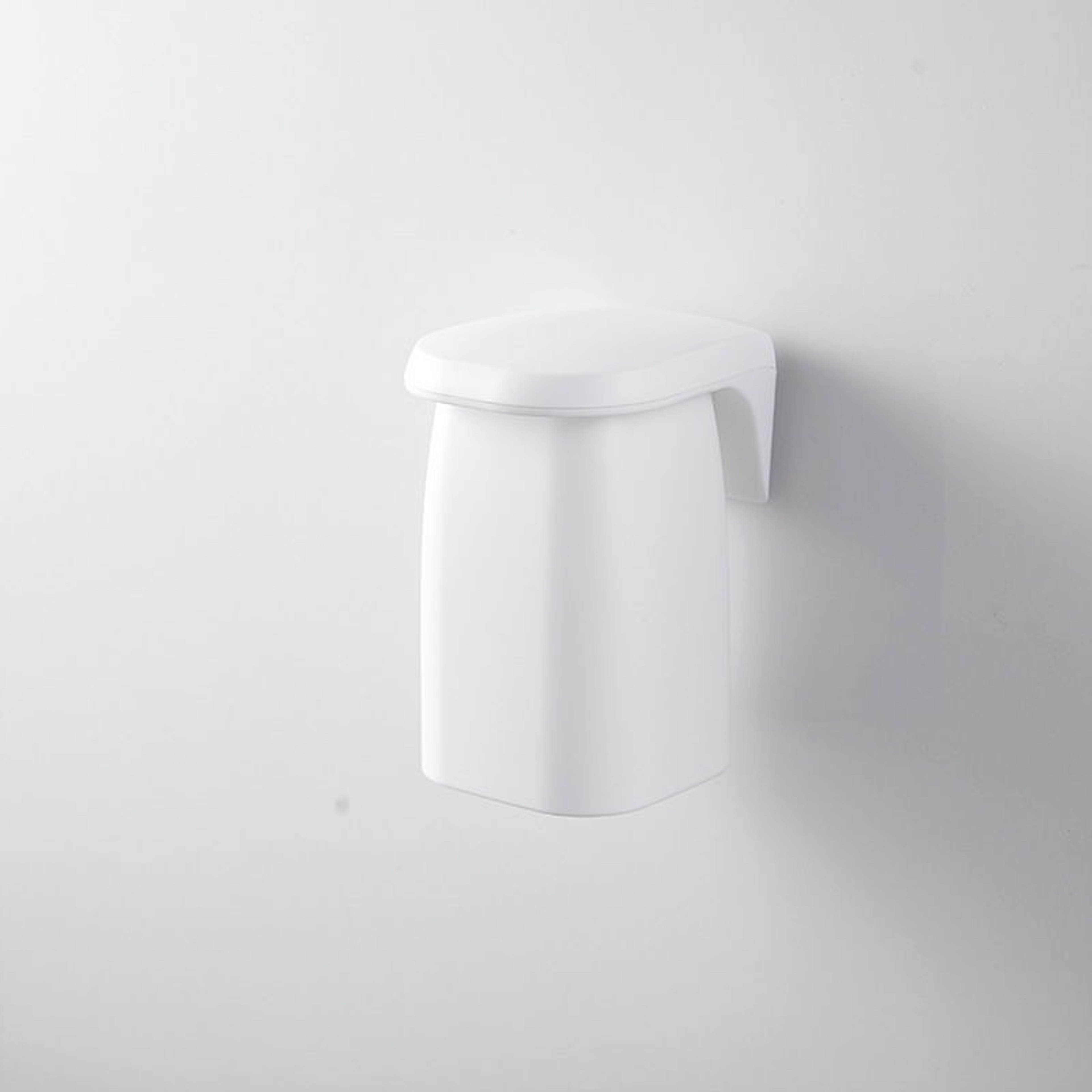 Wall Mounted Toothbrush Storage Rack Minimalist Magnetic Mouthwash Cup Dental Jar 4