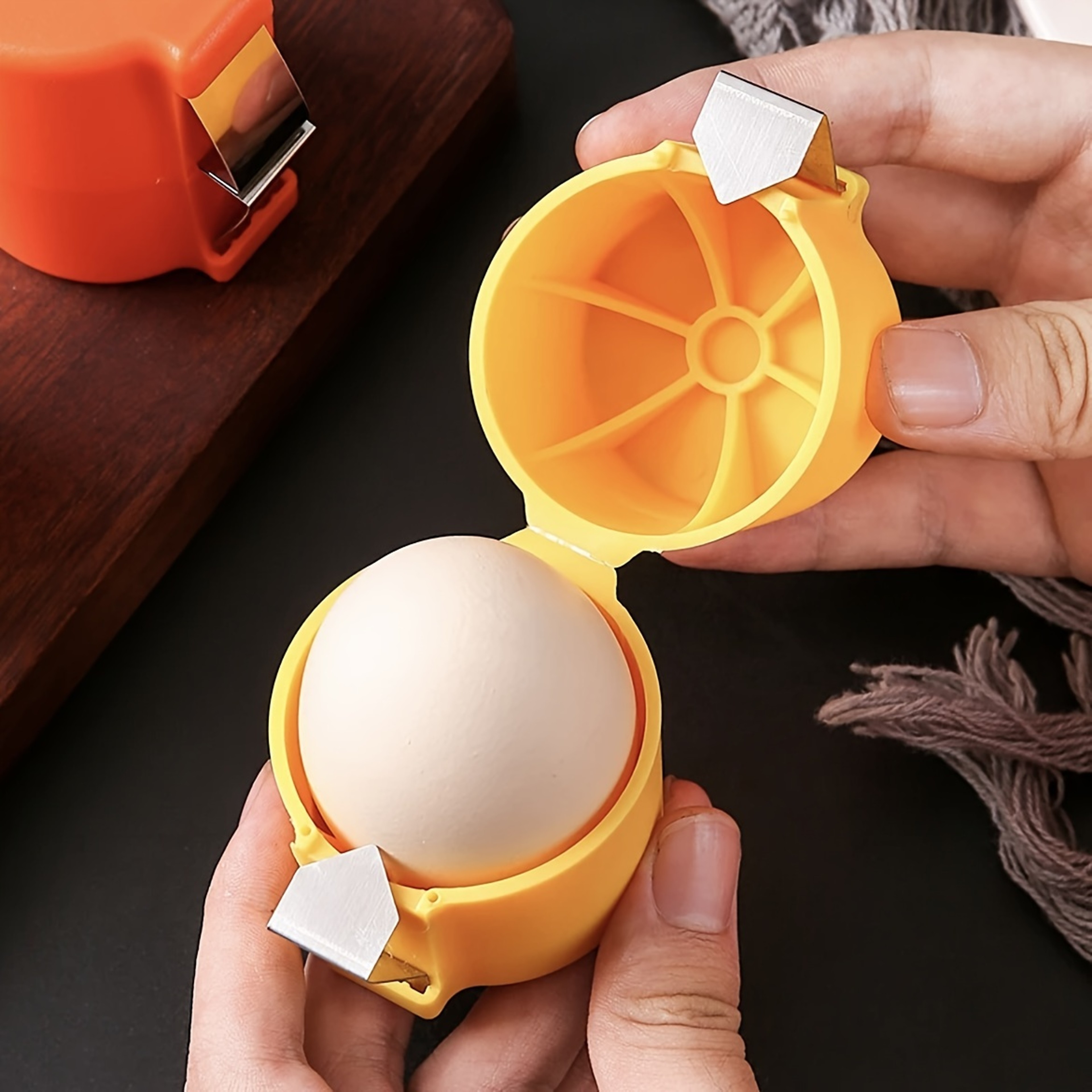 Durable Stainless Steel Eggshell Separator Quick Peel Yolk Splitter Kitchen Baking Essential Easy G 1