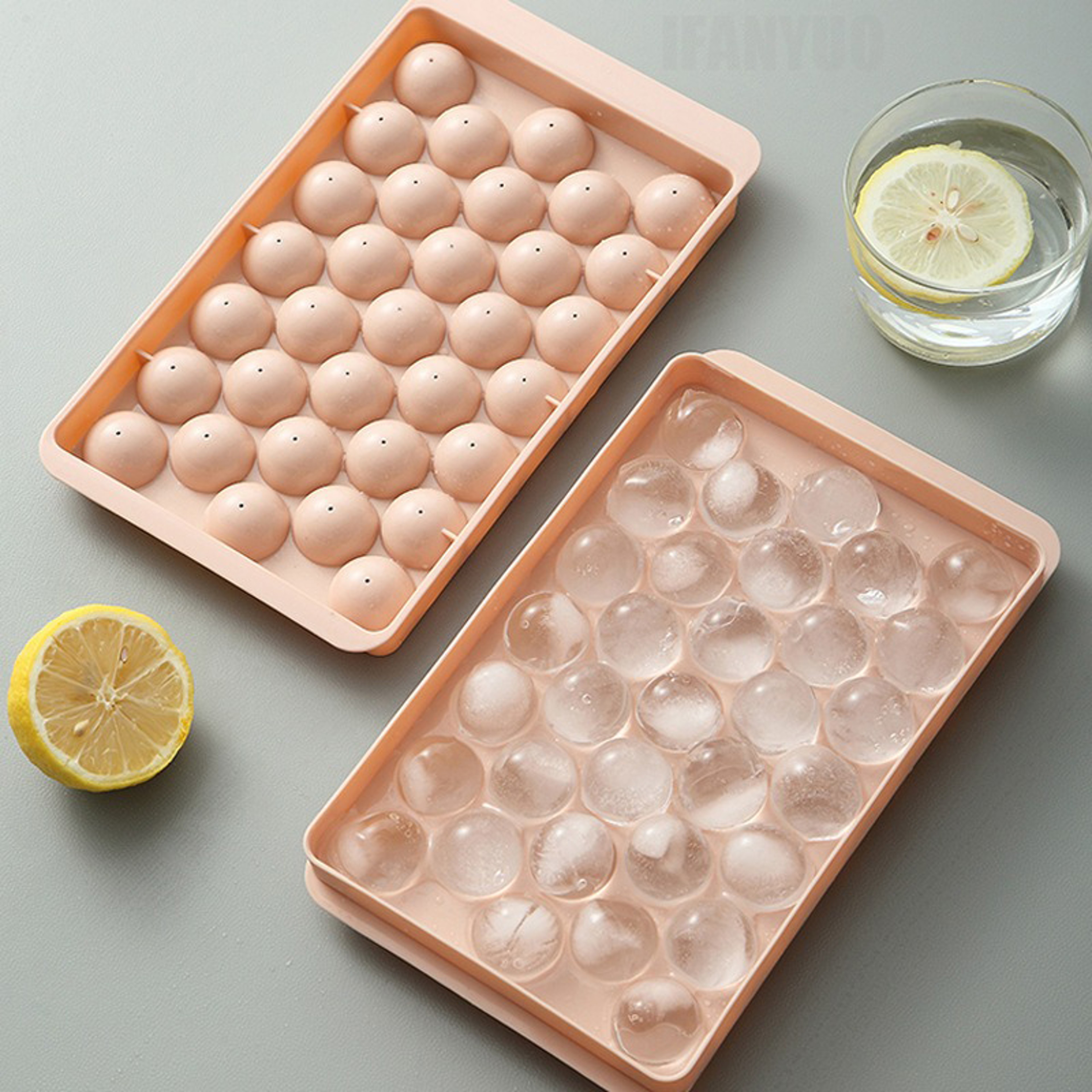 Frozen Whiskey Ball Popsicle Ice Cube Tray Box Ice Boll Hockey PP Mold DIY Lollipop Kitchen Tools A 2