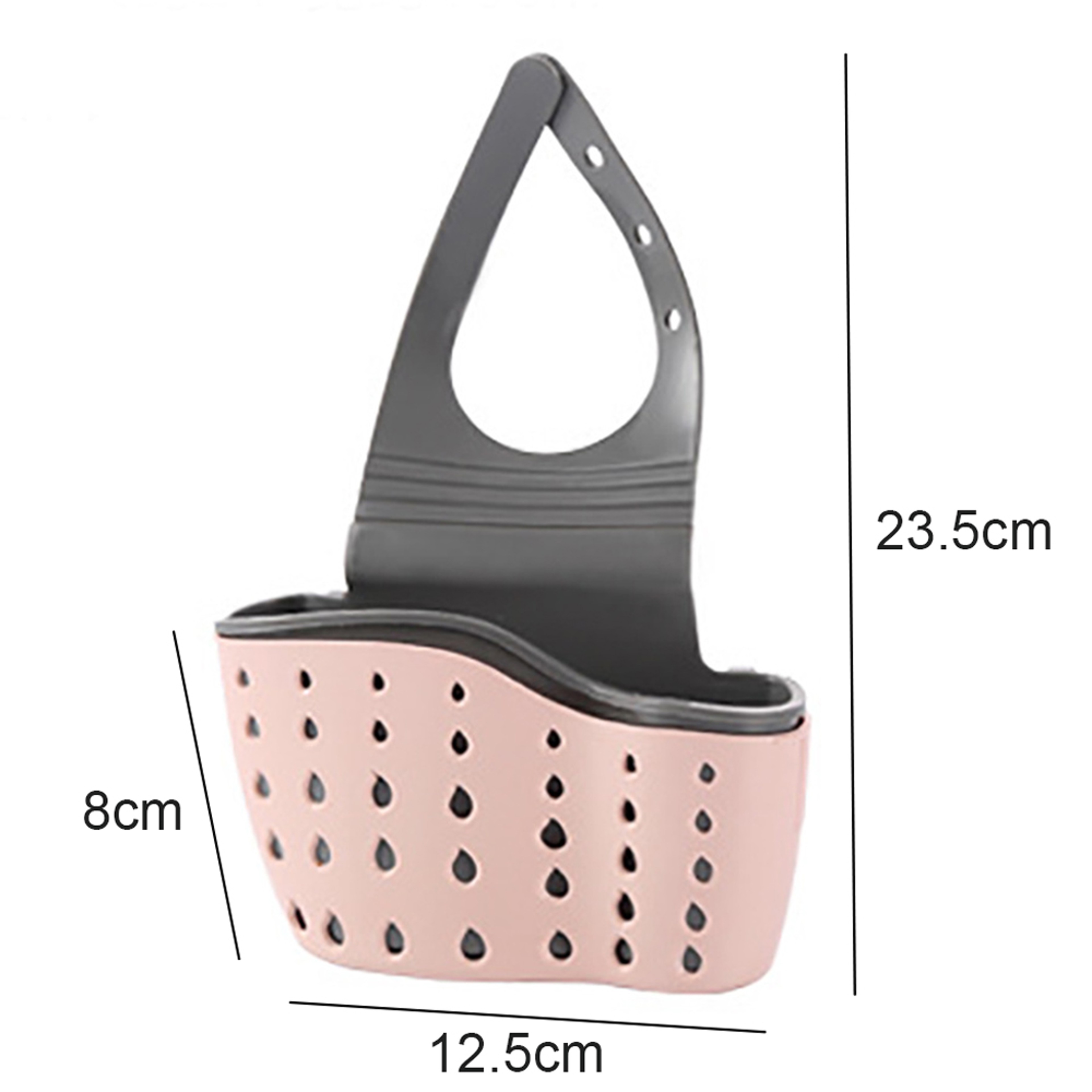Adjustable Home Storage Drain Basket Kitchen Sink Holder Soap Sponge Shelf Hanging Drain Basket Bag 6