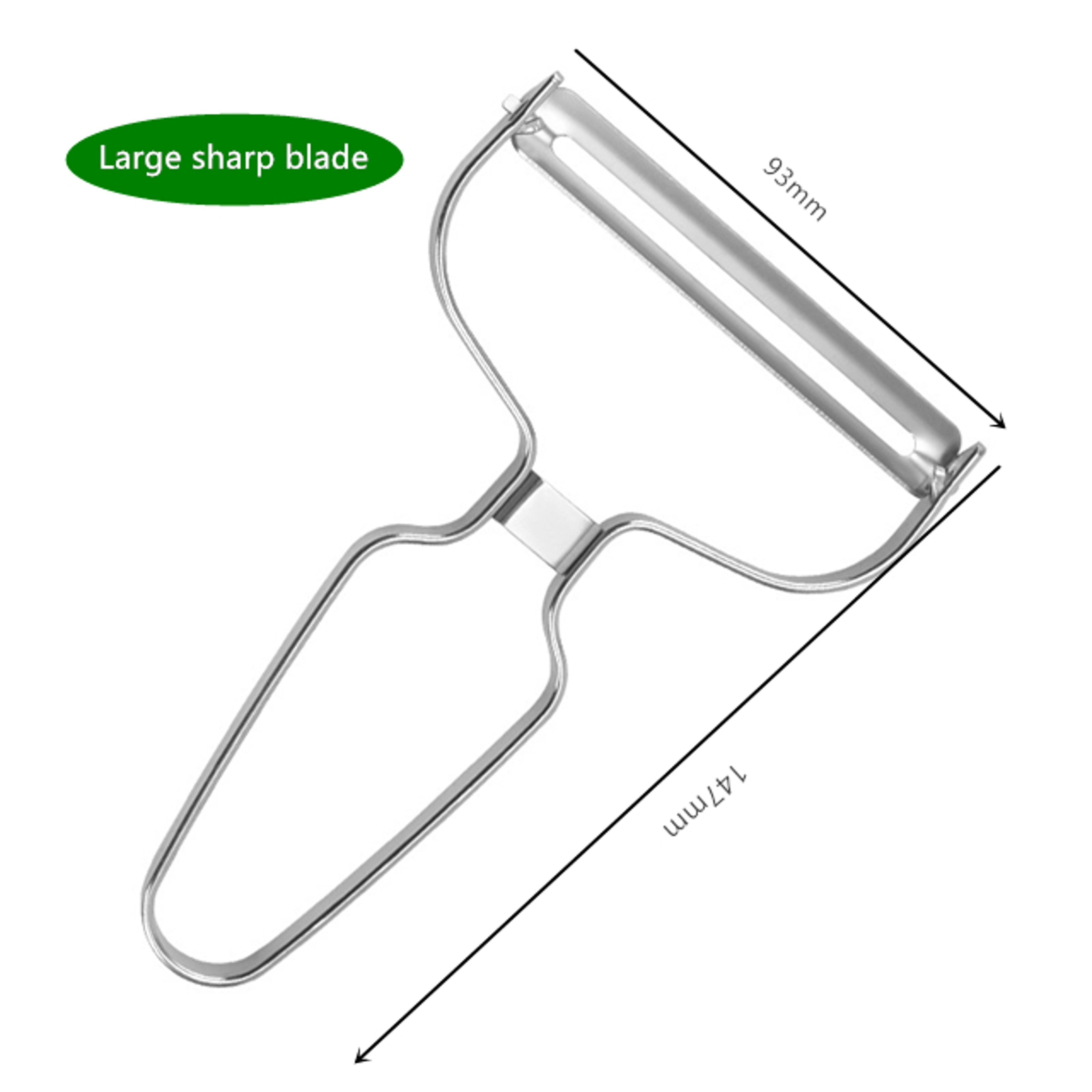 Stainless Steel Peeler Vegetables Fruit Knife Potato Graters Salad Slicer Kitchen Accessories Wide  8