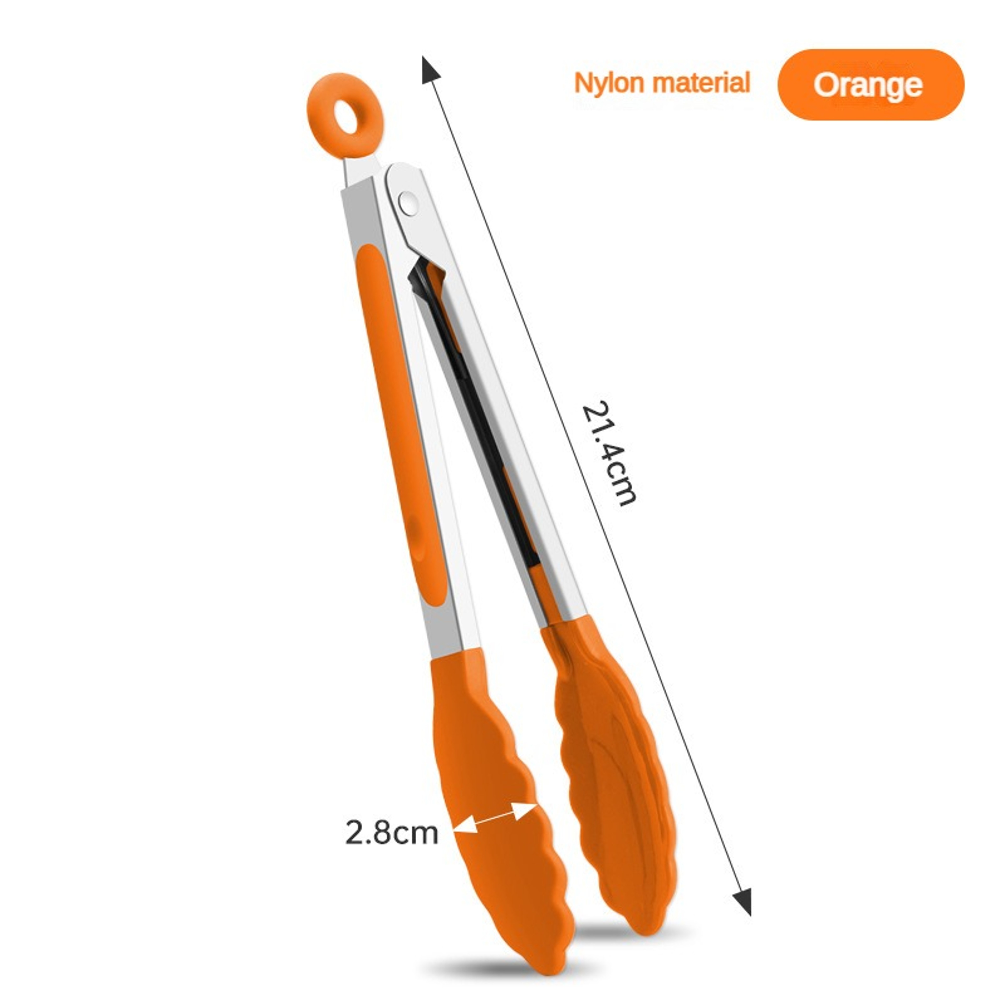 Nylon Stainless Steel Food Clip High Temperature Resistant BBQ Bread Clip Kitchen Utensil 5