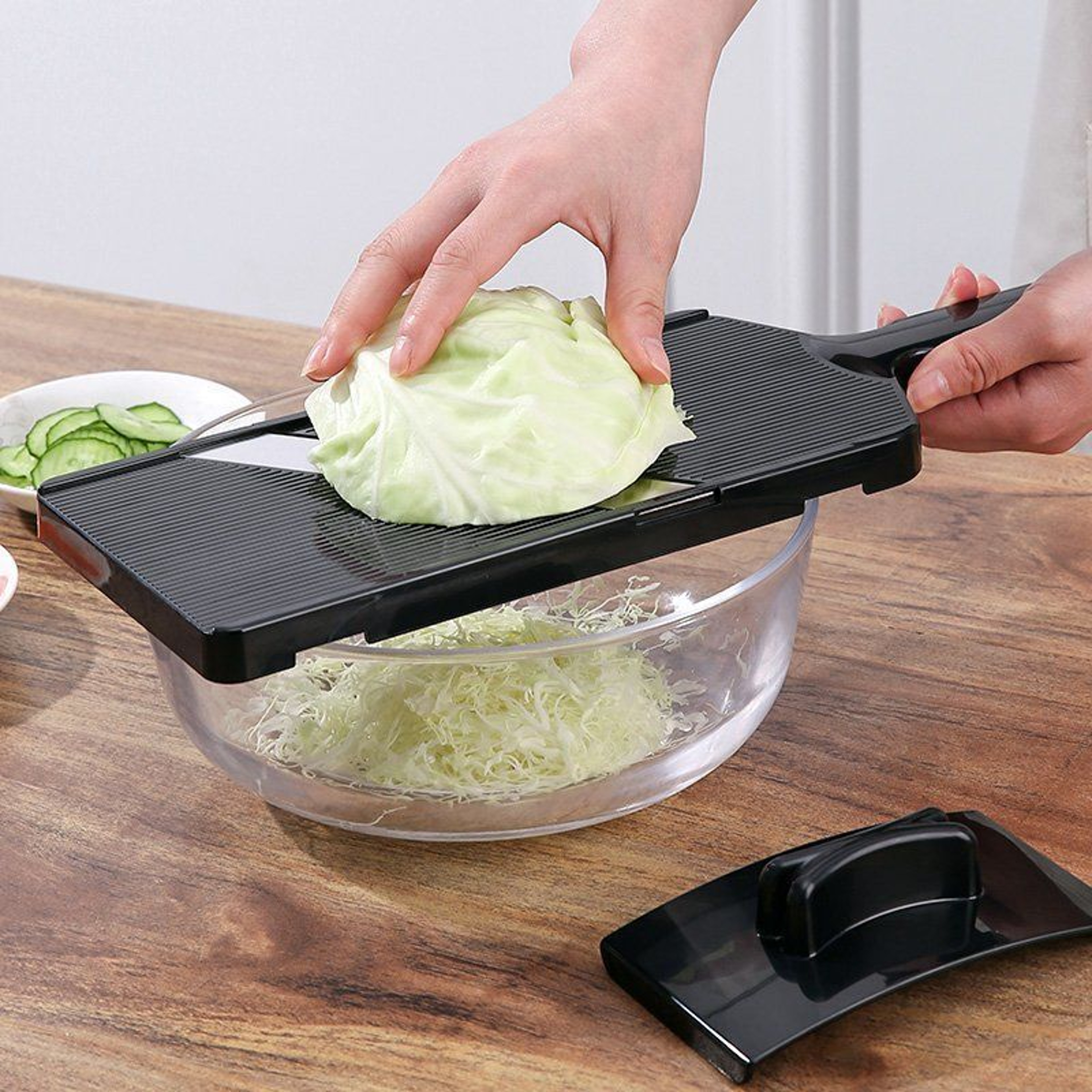Manual Vegetable Cutter Stainless Steel Cabbage Shredder Fruit Vegetable Slicer Potato Cucumber Car 0