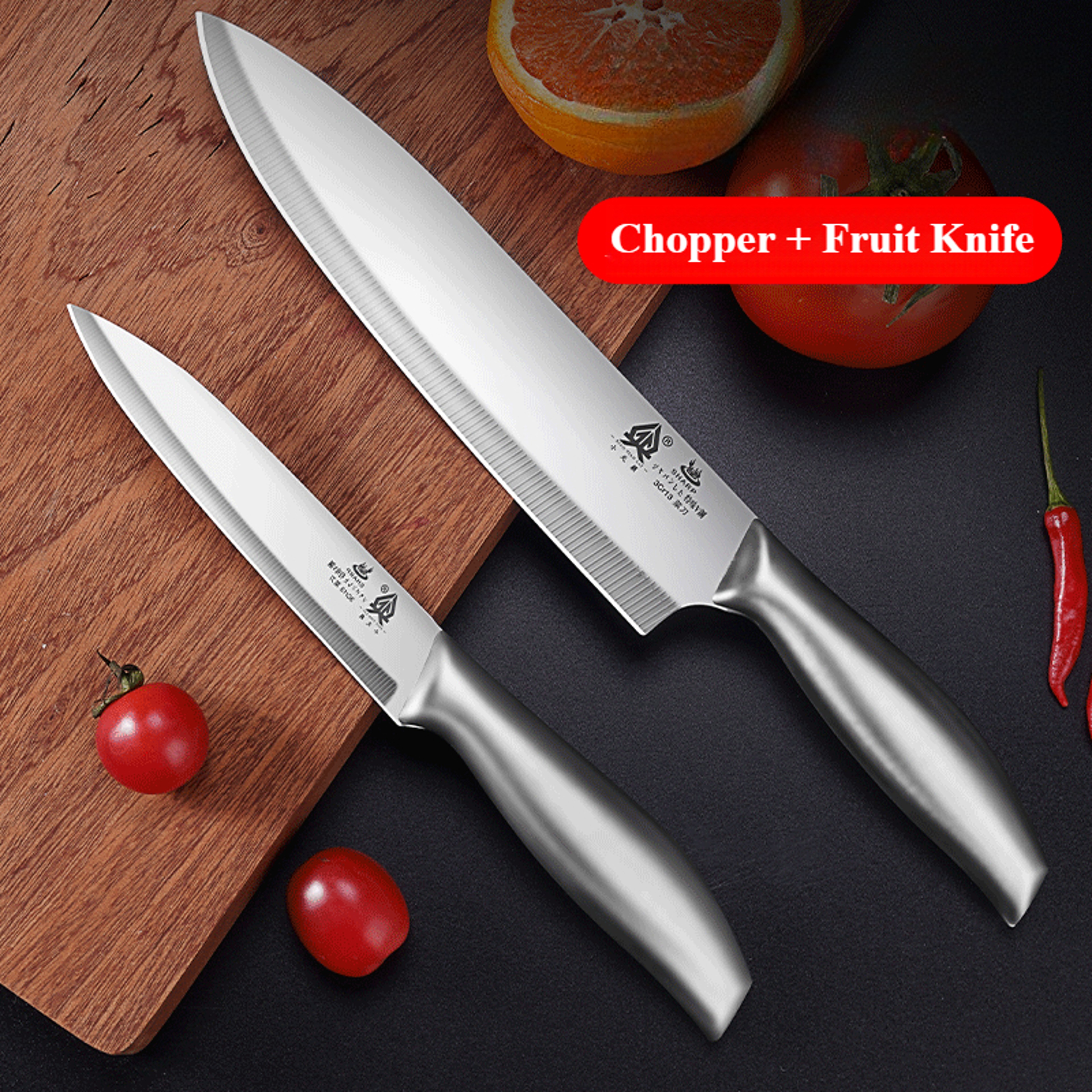 High Quality Stainless Steel Kitchen Knife Multifunctional Fruit Knife For Cutting Meat And Vegetab 7