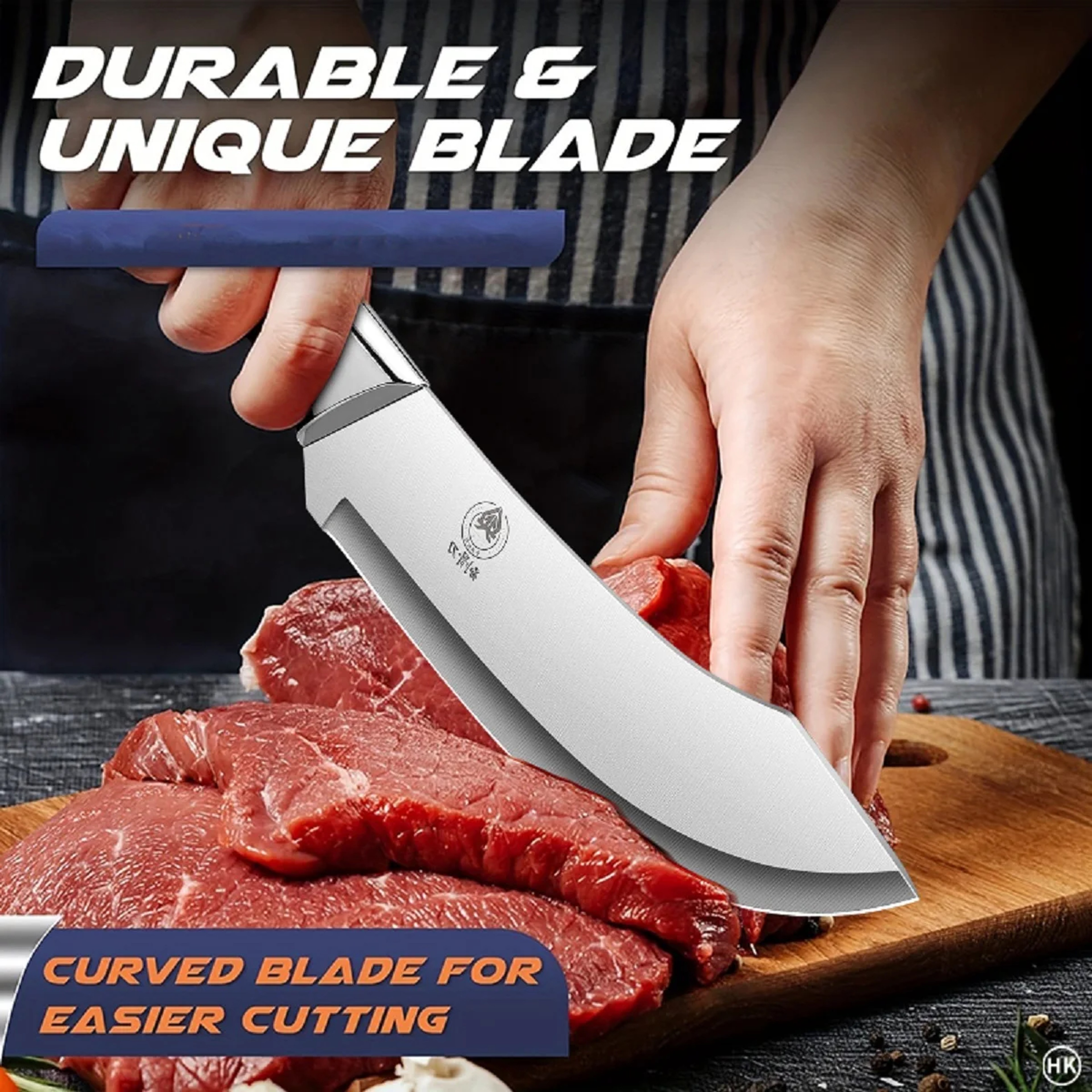 Sharp Cutting Knife Professional Boning Knife For Meat And Skin Peeling 3