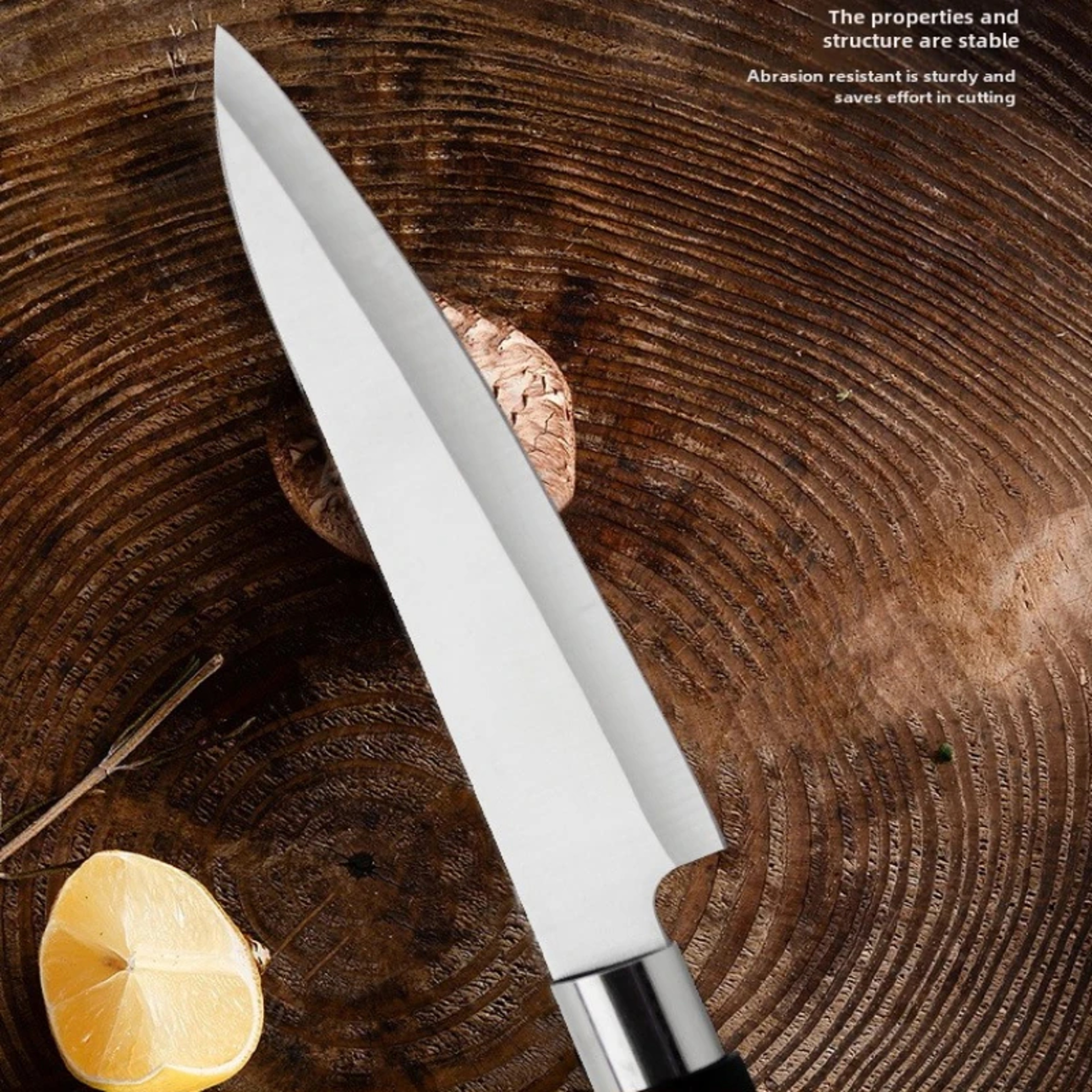 Universal Stainless Steel Knife Japanese Chef Knife Fine Slicing Knife For Raw Fish Sushi And Fruit 3