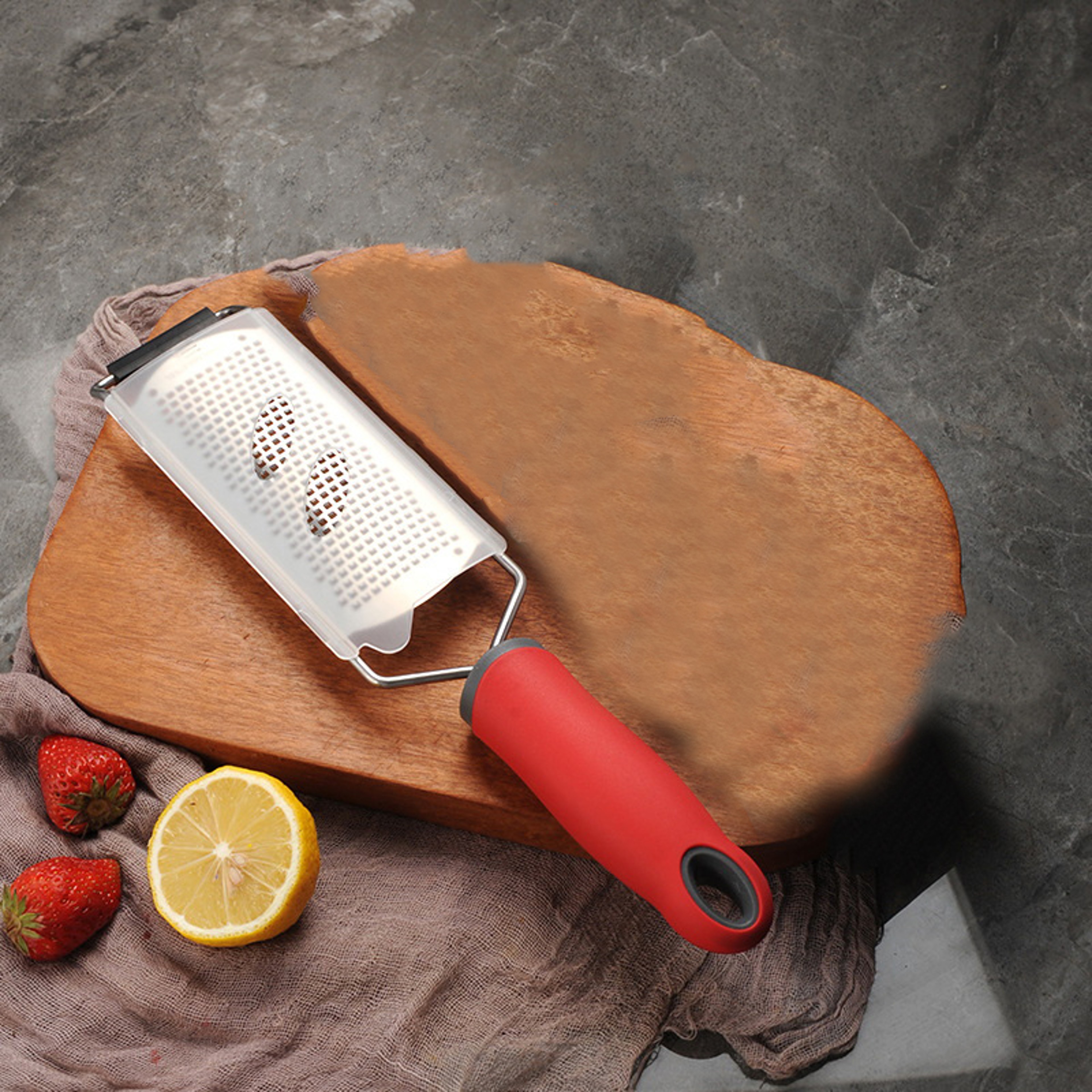 Stainless Steel Mill Cheese Grater Manual Slicer Lemon Zester Ginger Garlic Kitchen Tool – view 4