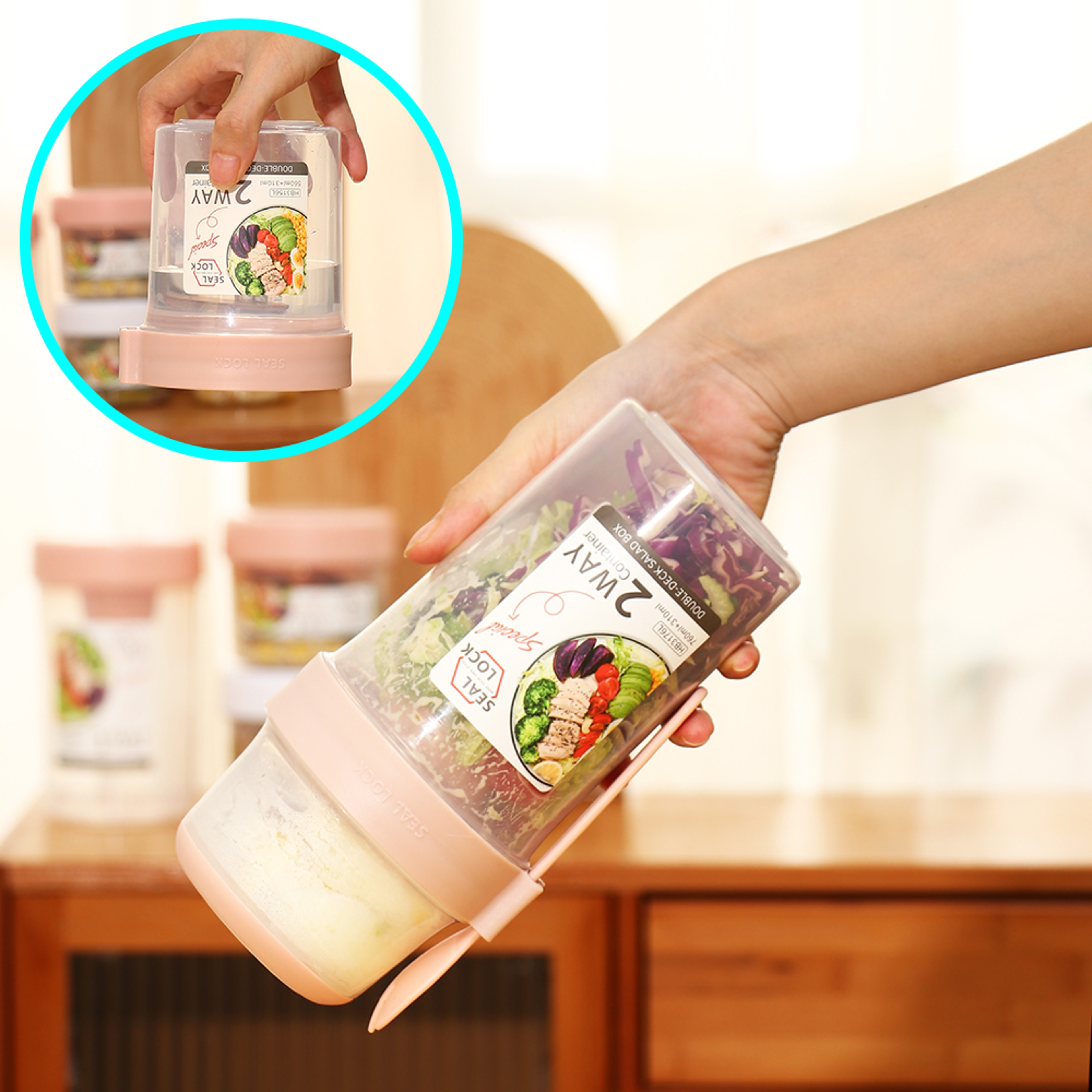 Salad Cup To Go Breakfast On The Go Cups Take And Go Yogurt Cereal Overnight Oats Snack Parfait Con 2