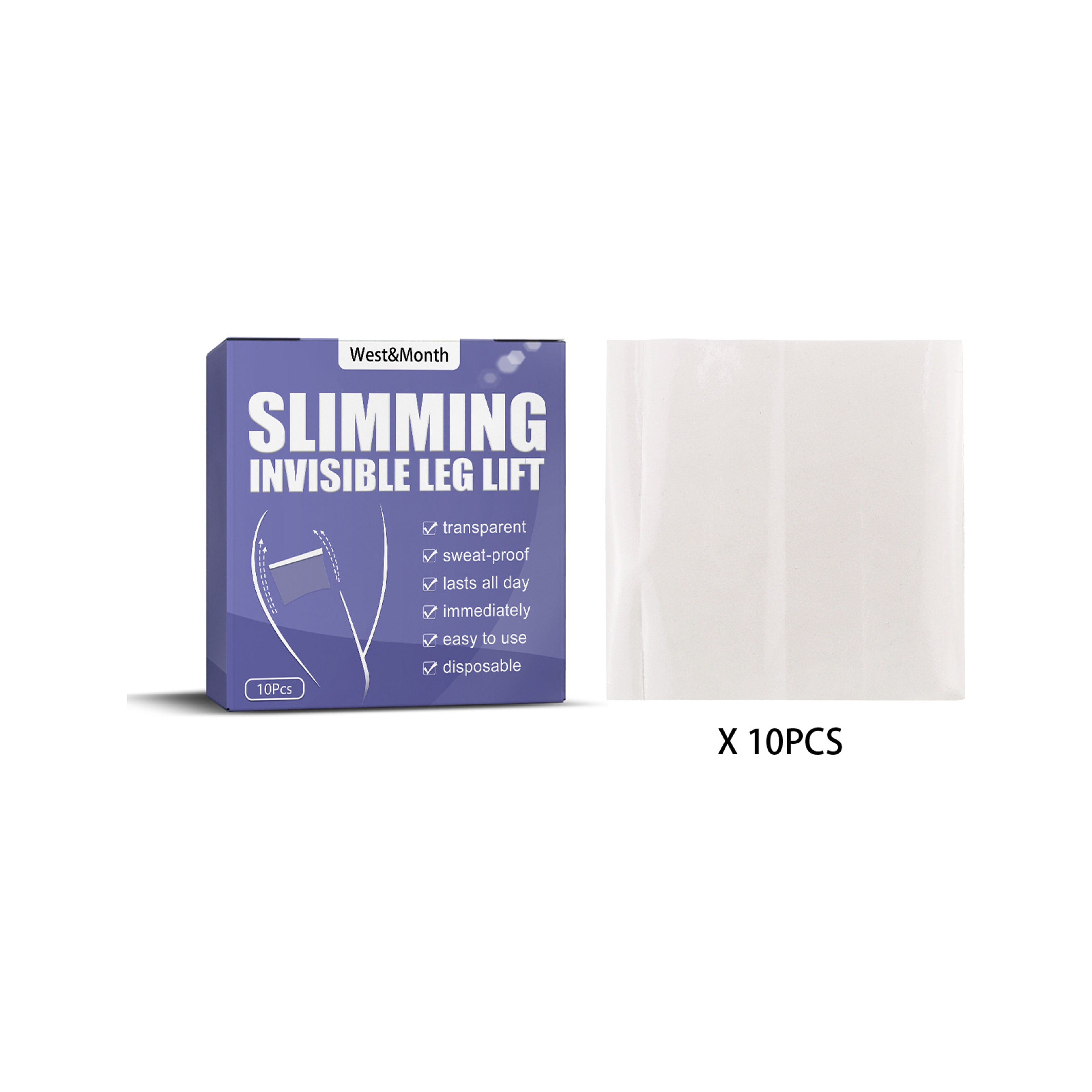 Ultra Thin Leg Lifting Patch Invisible Stickers For Thigh Anti Wear Foot Care Tools 4