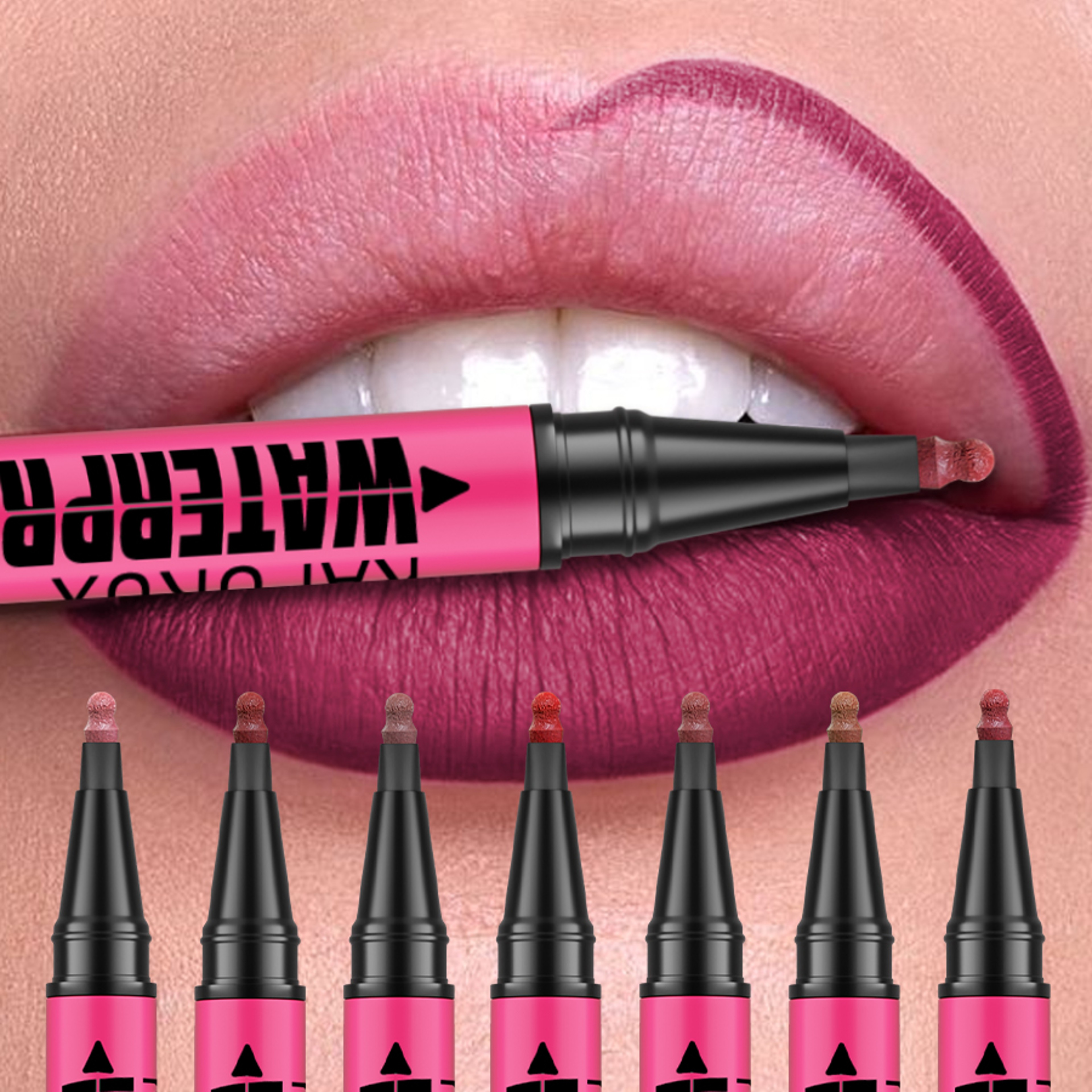 Liquid Matte Lipliner Pencil Waterproof Plumping Lip Stain Natural Lip Liner Outline Contour Makeup 1