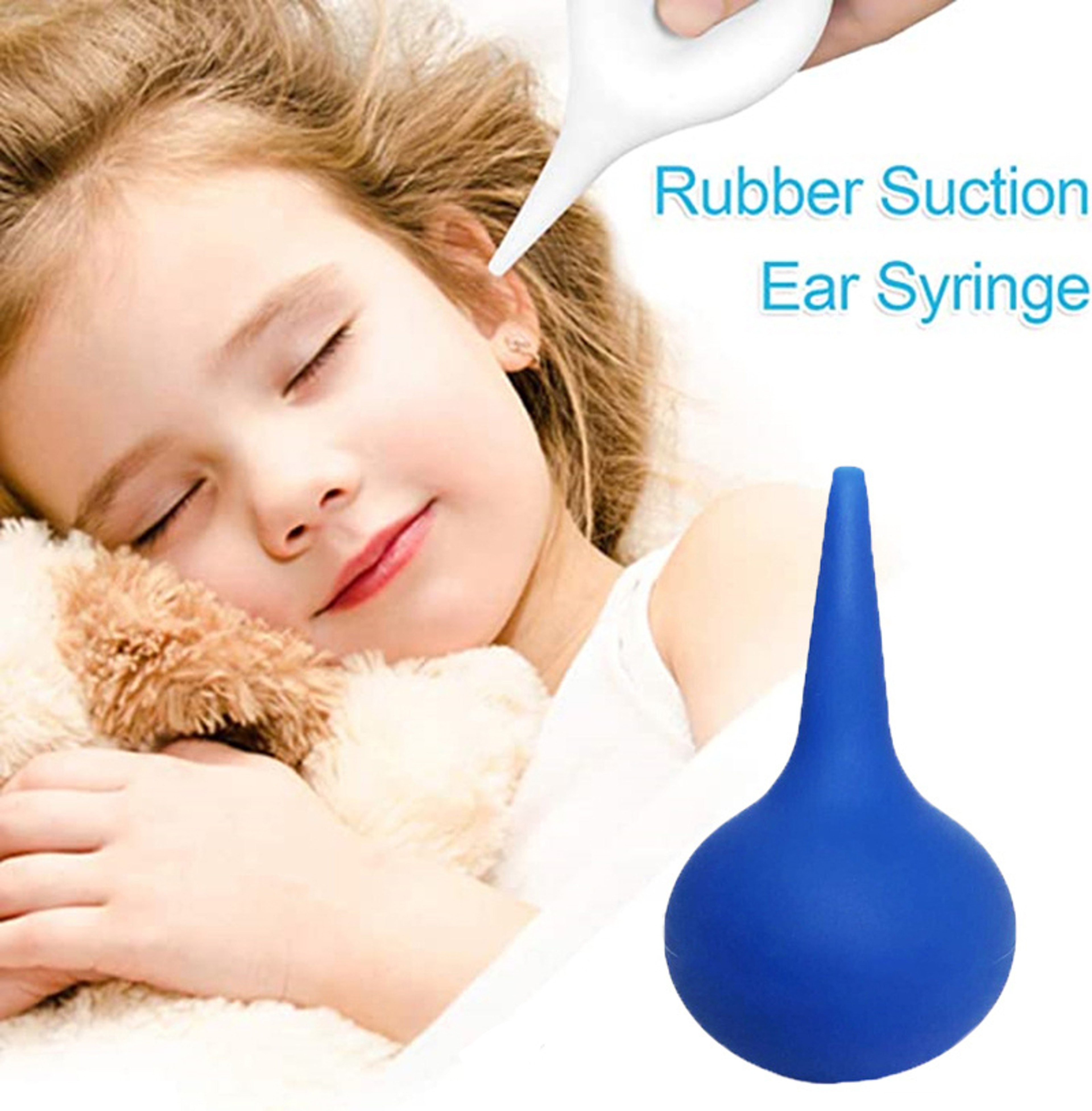 Ear Syringe Bulb Ear Wax Removal Kit Dust Cleaner Air Blower Pump For Adult And Kid 2