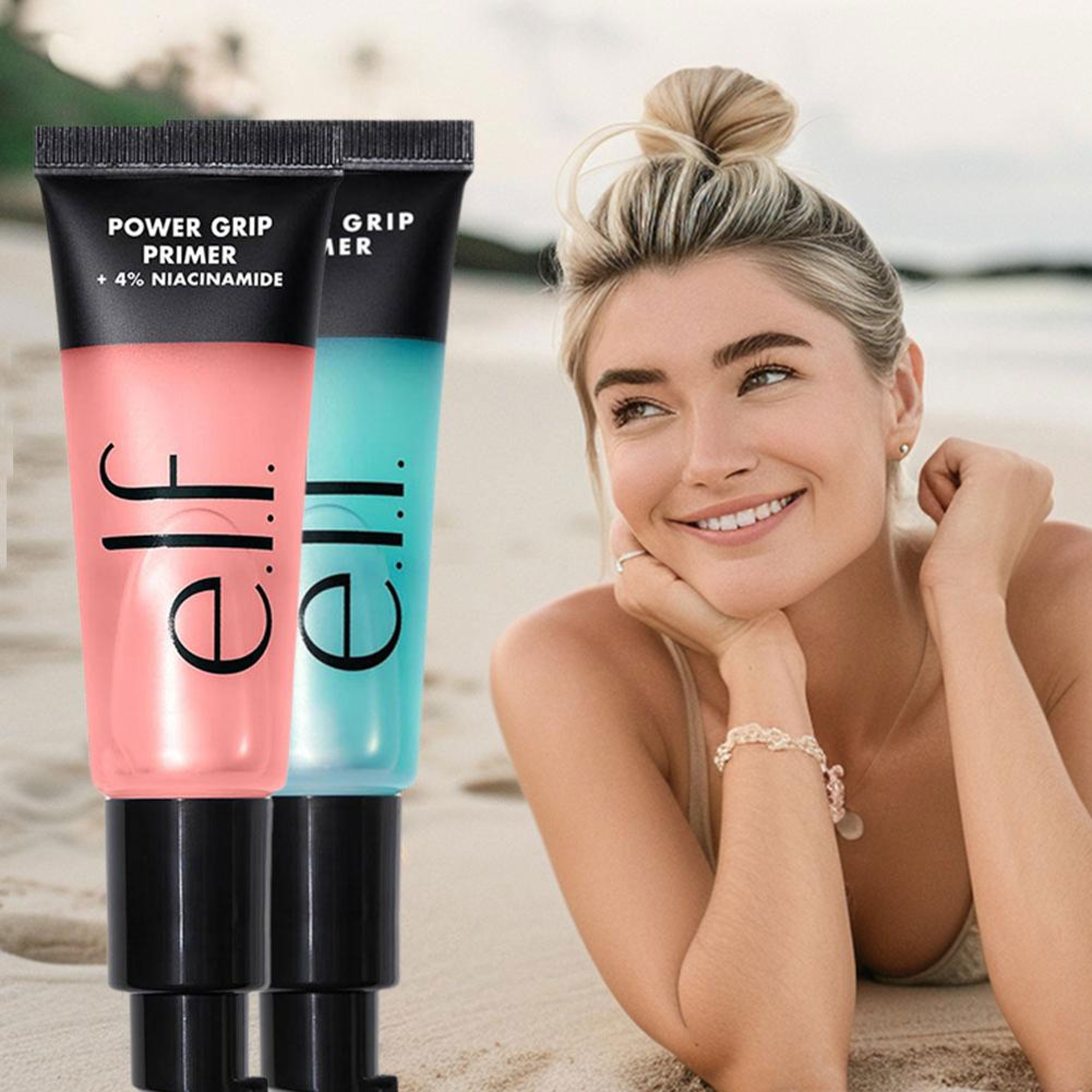 Longlasting Hydrating Power Grip Primer Gel With Hyaluronic Acid And Niacinamide Brightening Makeup 3