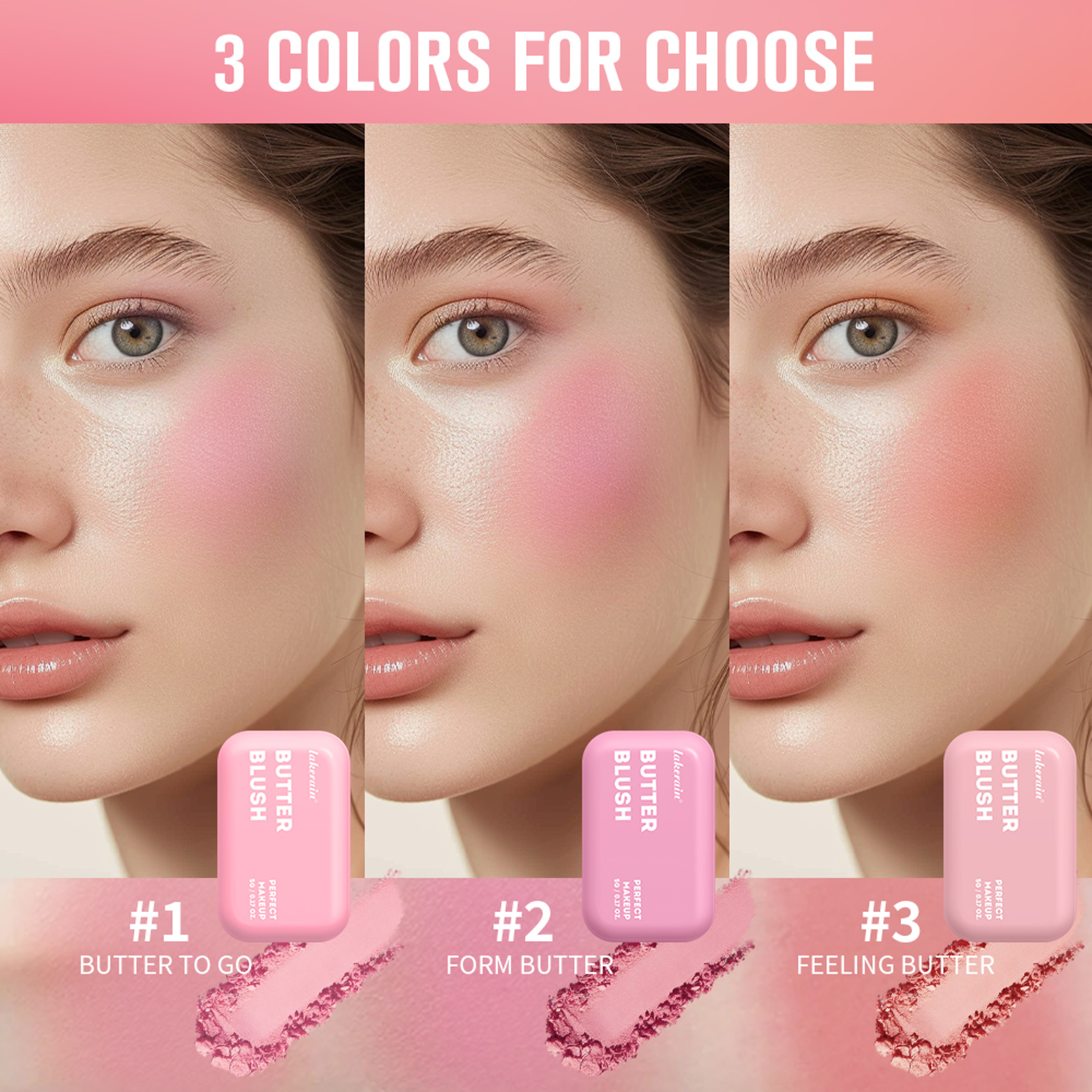 Vegan Formula Professional Makeup Powder Blush Wear Blusher Cosmetics Palette Powder Cream Face Mak 2