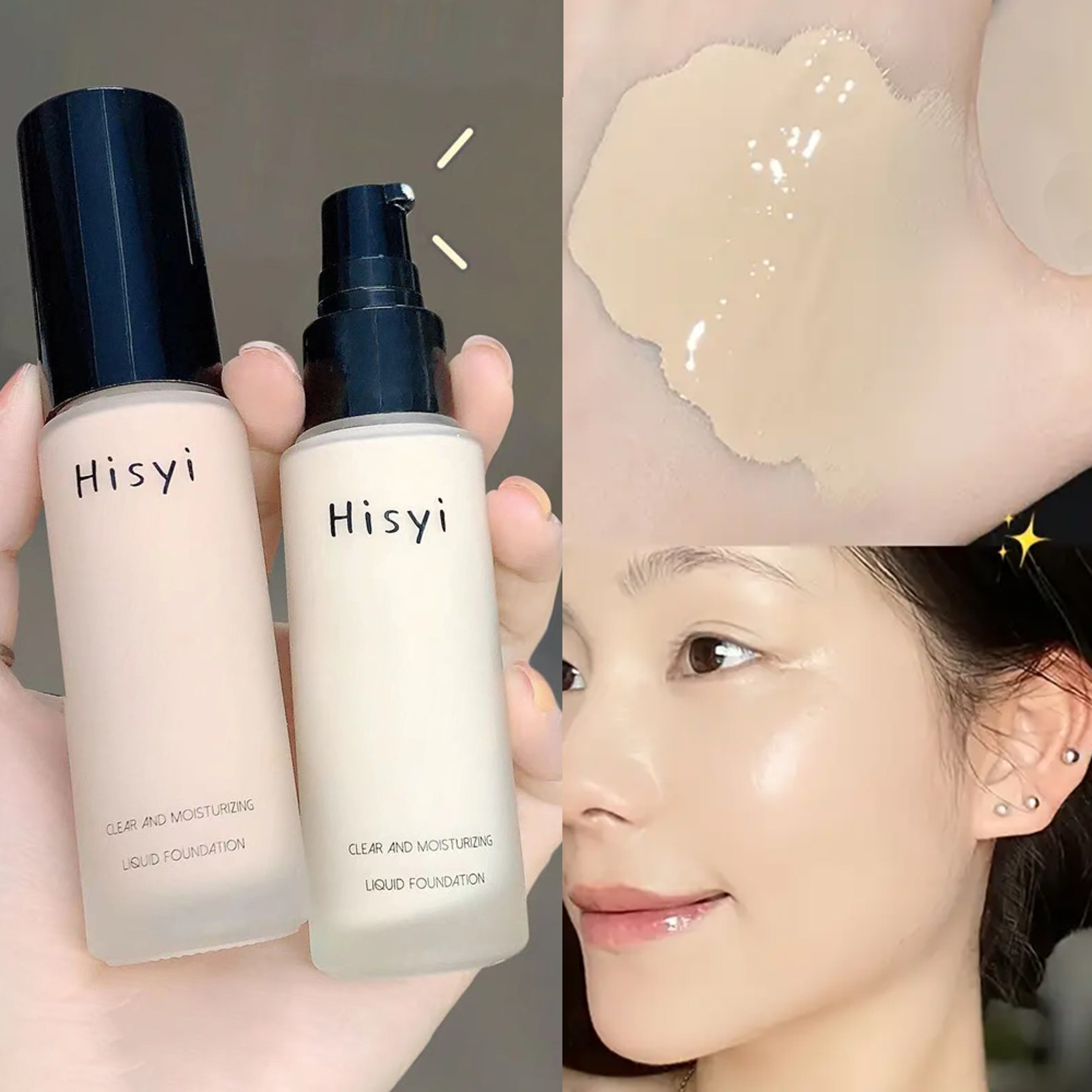 Transparent Foundation Conceals Blemishes Liquid Cream For Natural Coverage 0