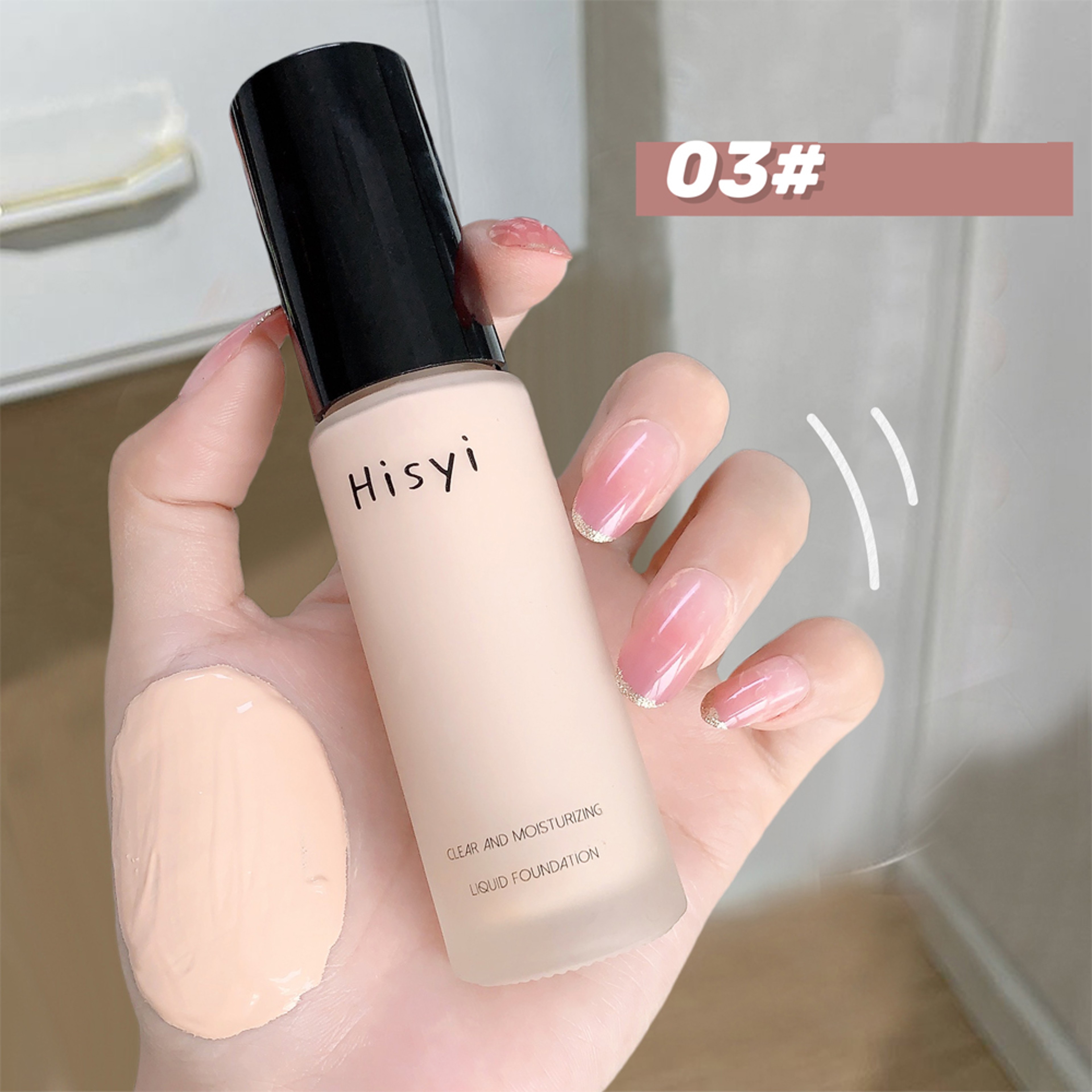 Transparent Foundation Conceals Blemishes Liquid Cream For Natural Coverage 8