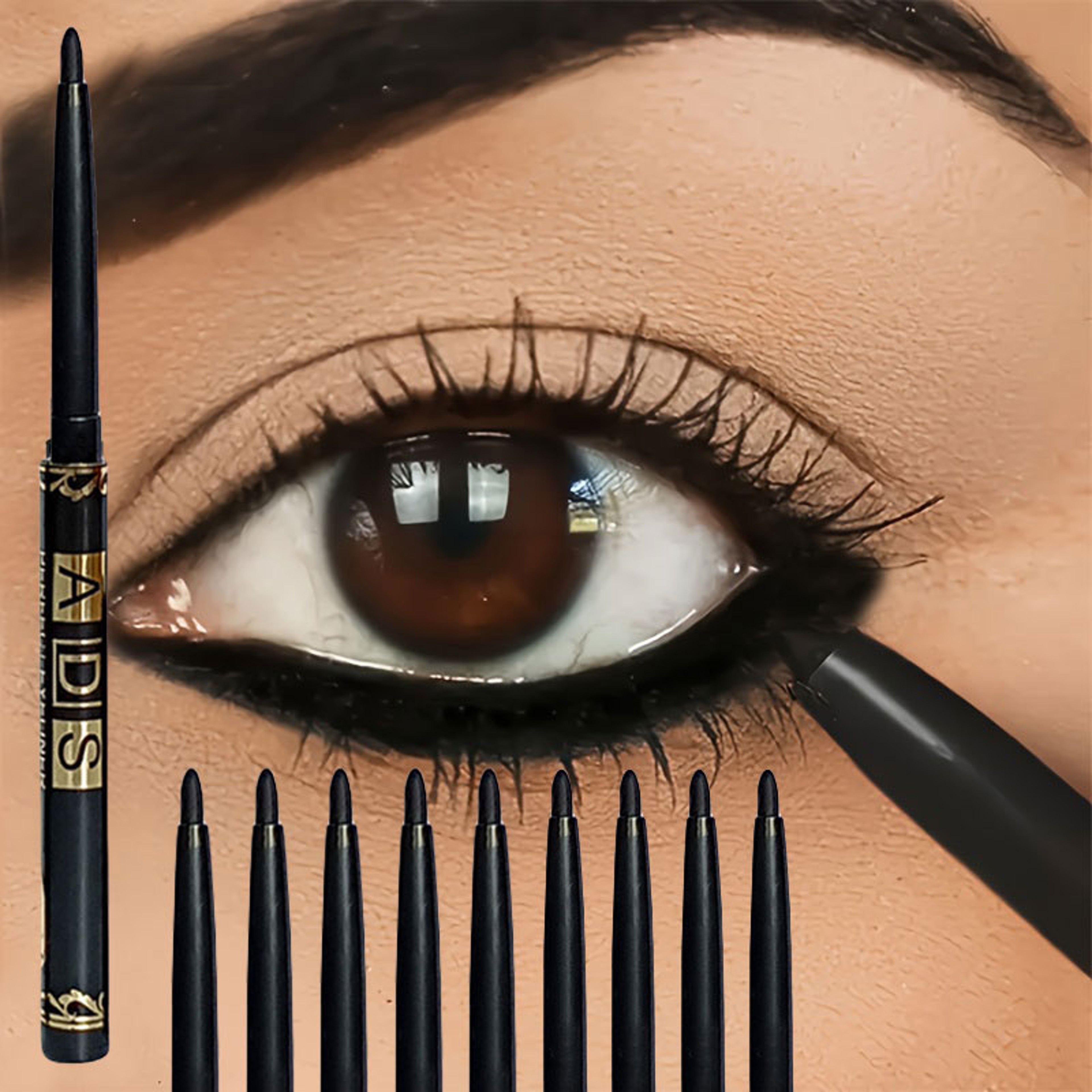 SmudgeProof LongLasting Waterproof Black Eyeliner Pencil SweatResistant For Bold Eye Makeup Ideal G 5