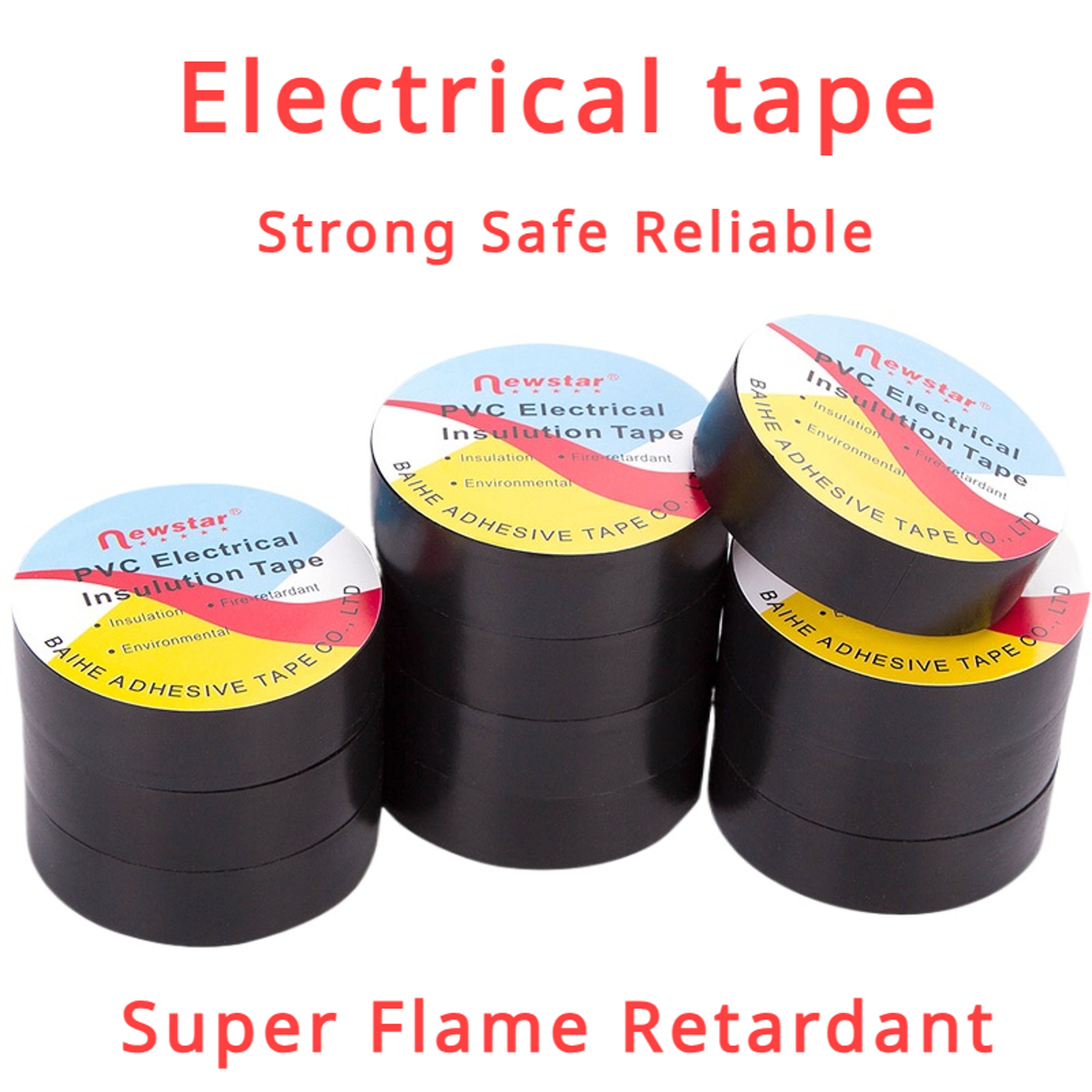 Electrical Tape Insulation Tape UltraThin PVC Waterproof Roll 0