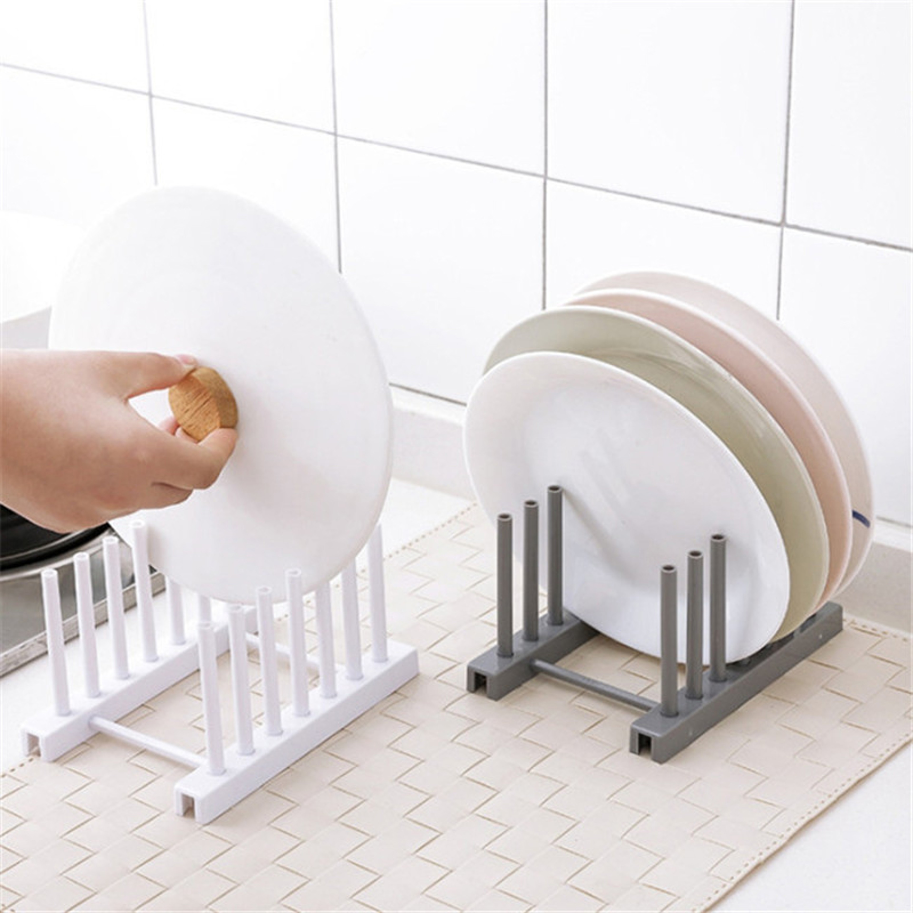 Stainless Steel Pot Lid Shelf Kitchen Organizer Rack Spoon Holder Pan Cover Stand 2