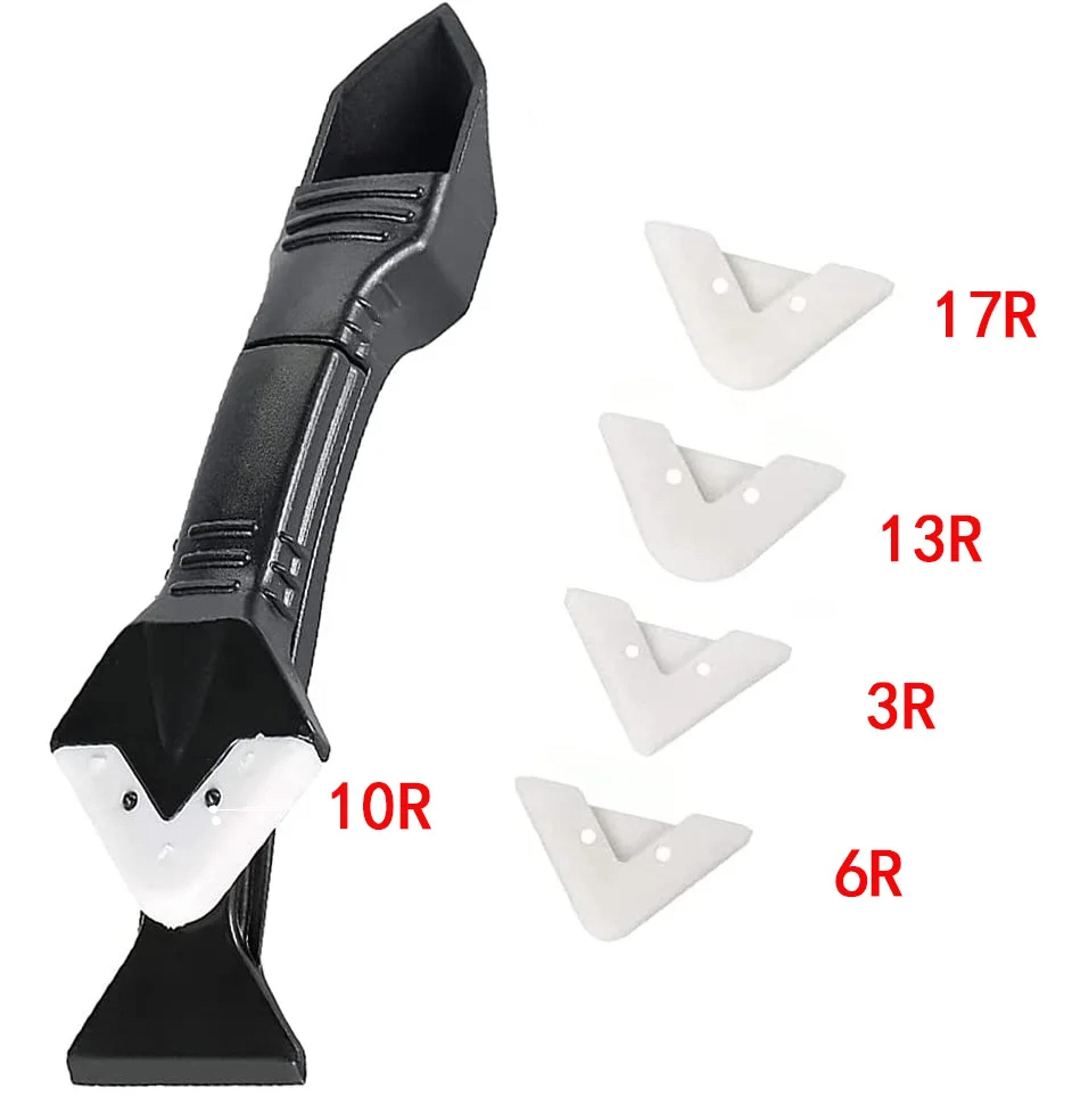 Silicone Scraper Set For Sealant Grout Removal Caulking Finisher Tool Set For Floor Mould Cleaning 5