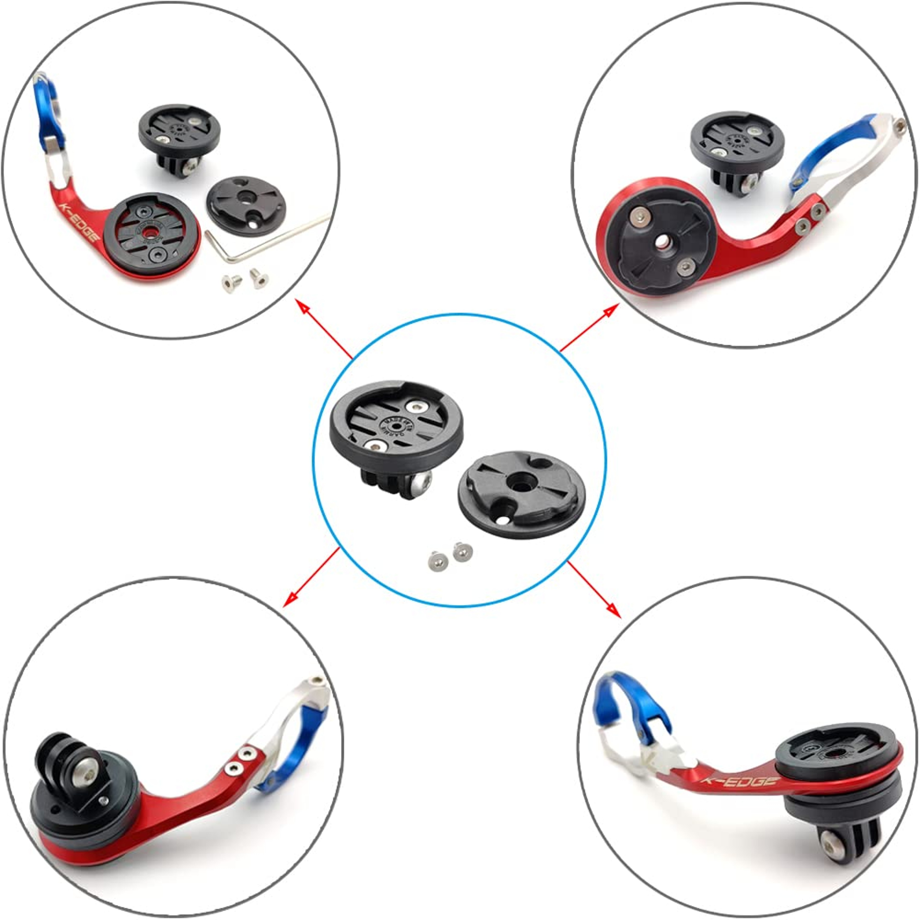 Bicycle Camera Mount Stand Bike Computer Mount MTB Road Parts Adapter 5