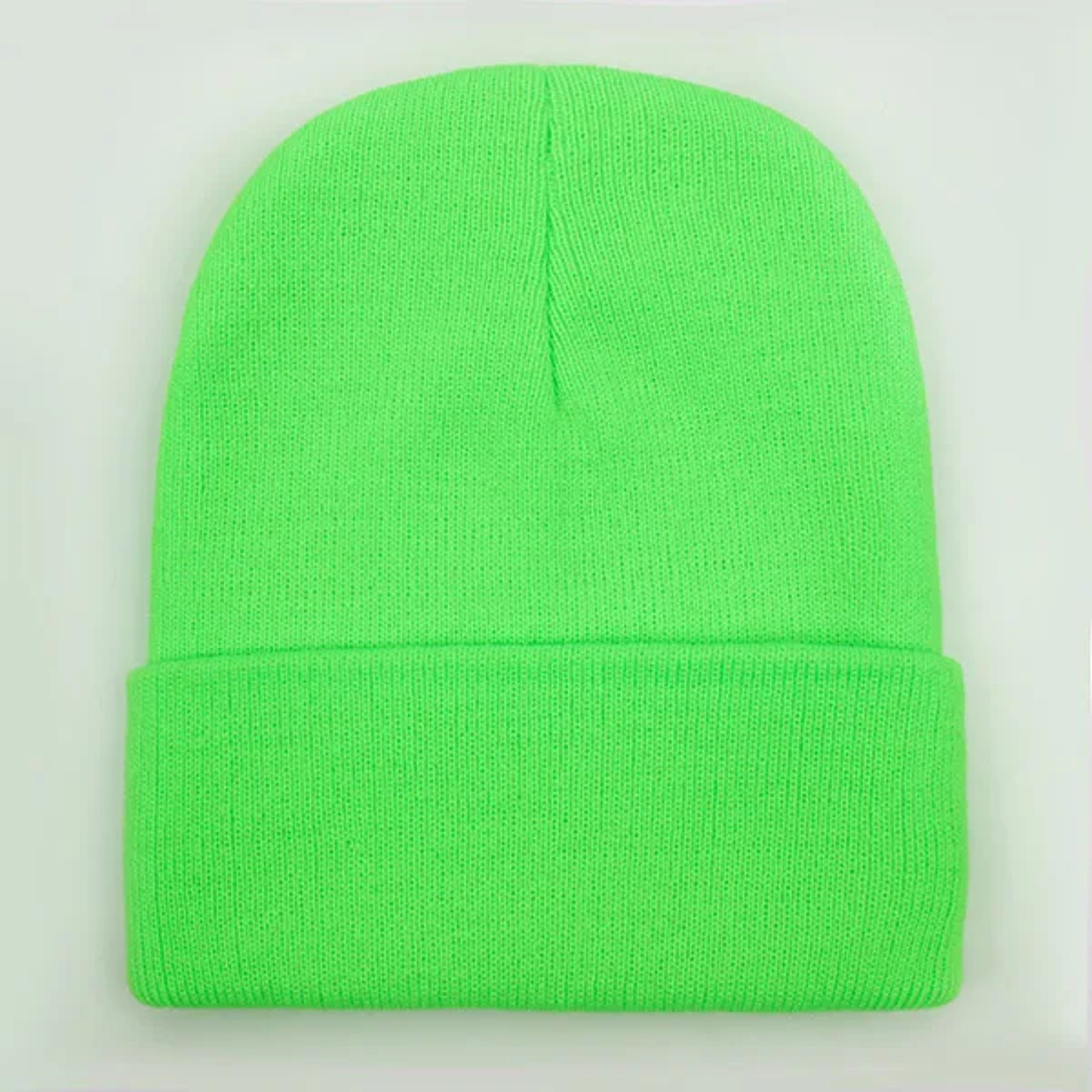 Solid Unisex Beanie Autumn Winter Wool Blends Soft Warm Knitted Cap Men Women 6