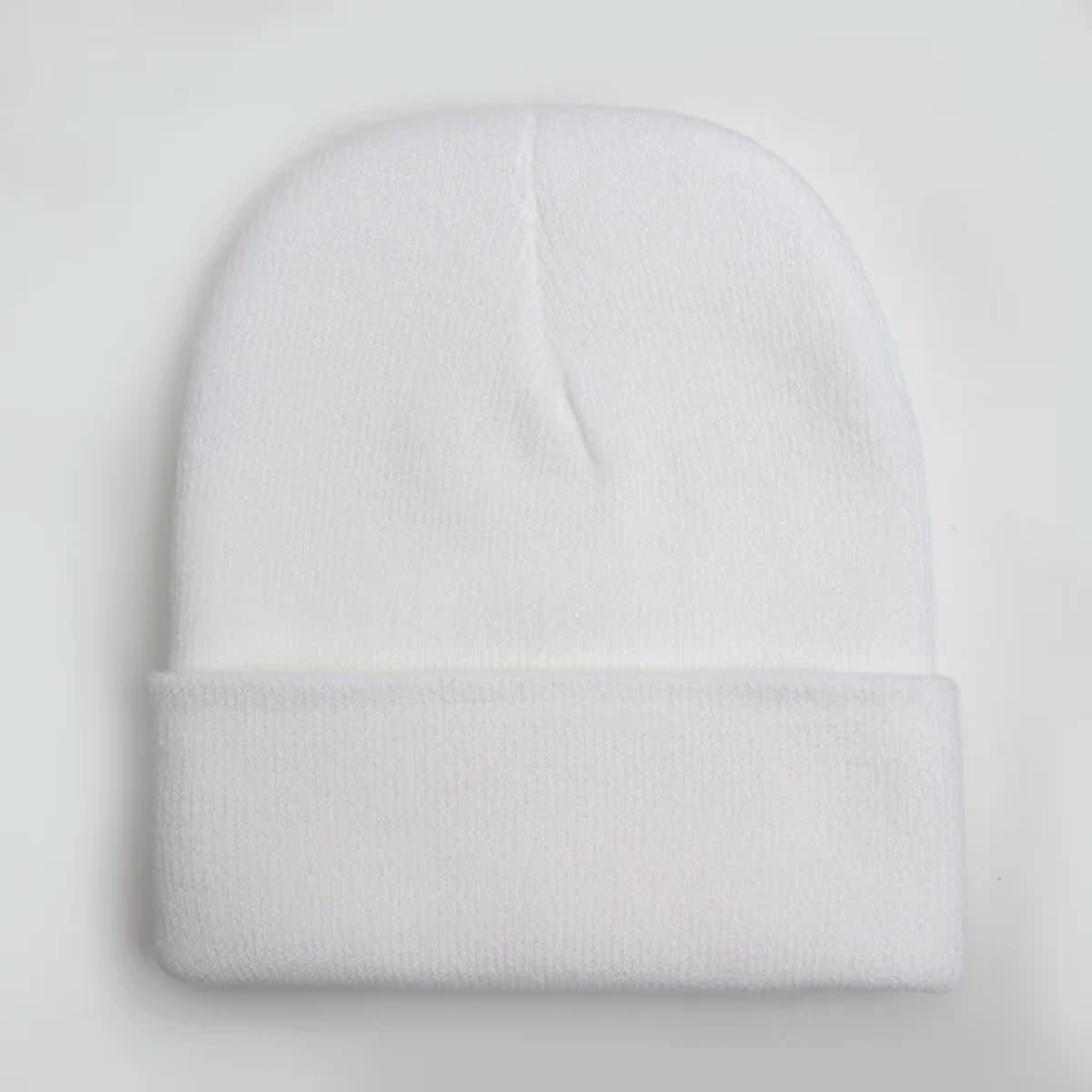 Solid Unisex Beanie Autumn Winter Wool Blends Soft Warm Knitted Cap Men Women 2