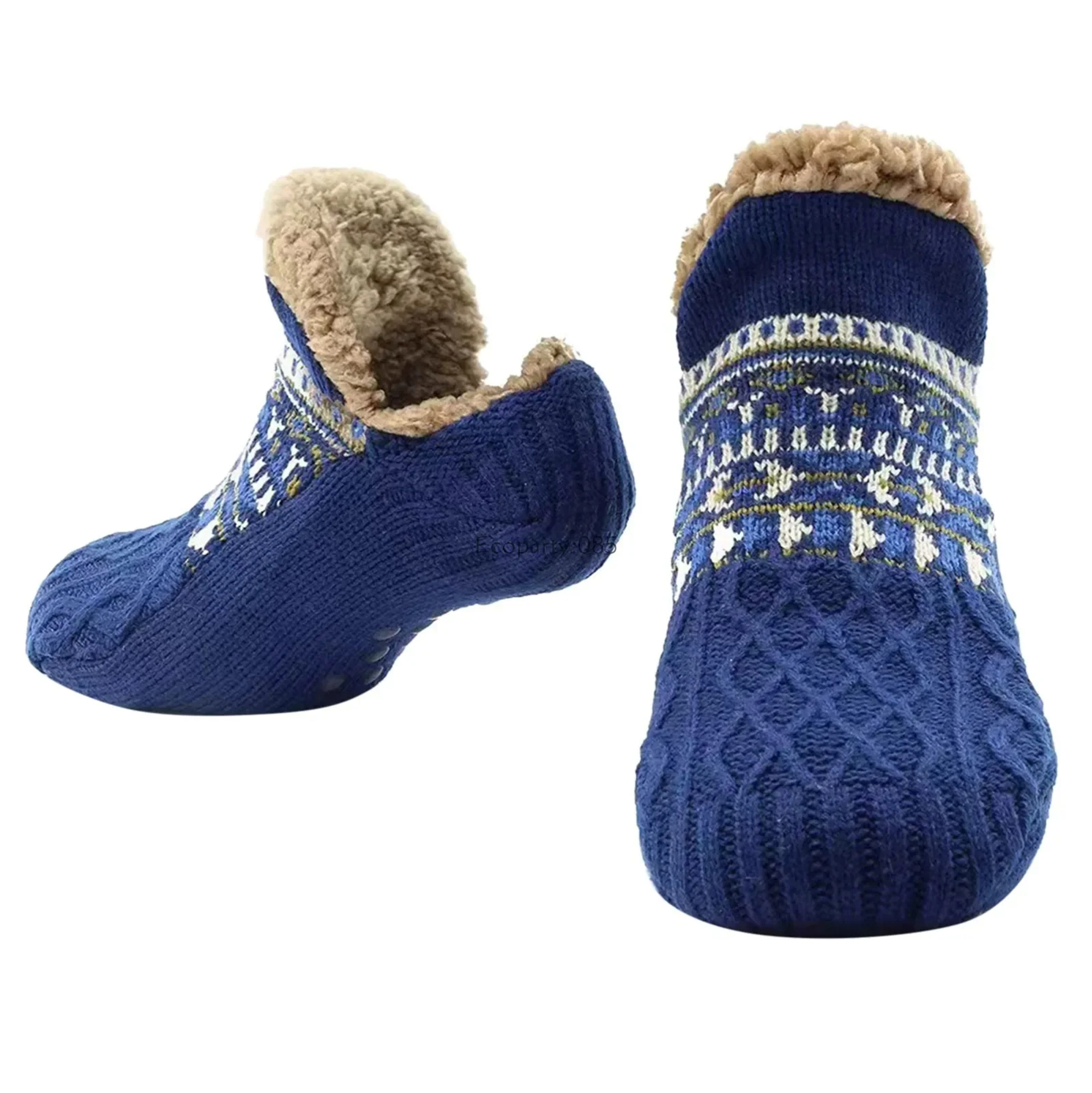 Fall and Winter Floor Socks Home Warm Women Men Socks Snow Socks Sleep Carpet Socks Slippers Socks M