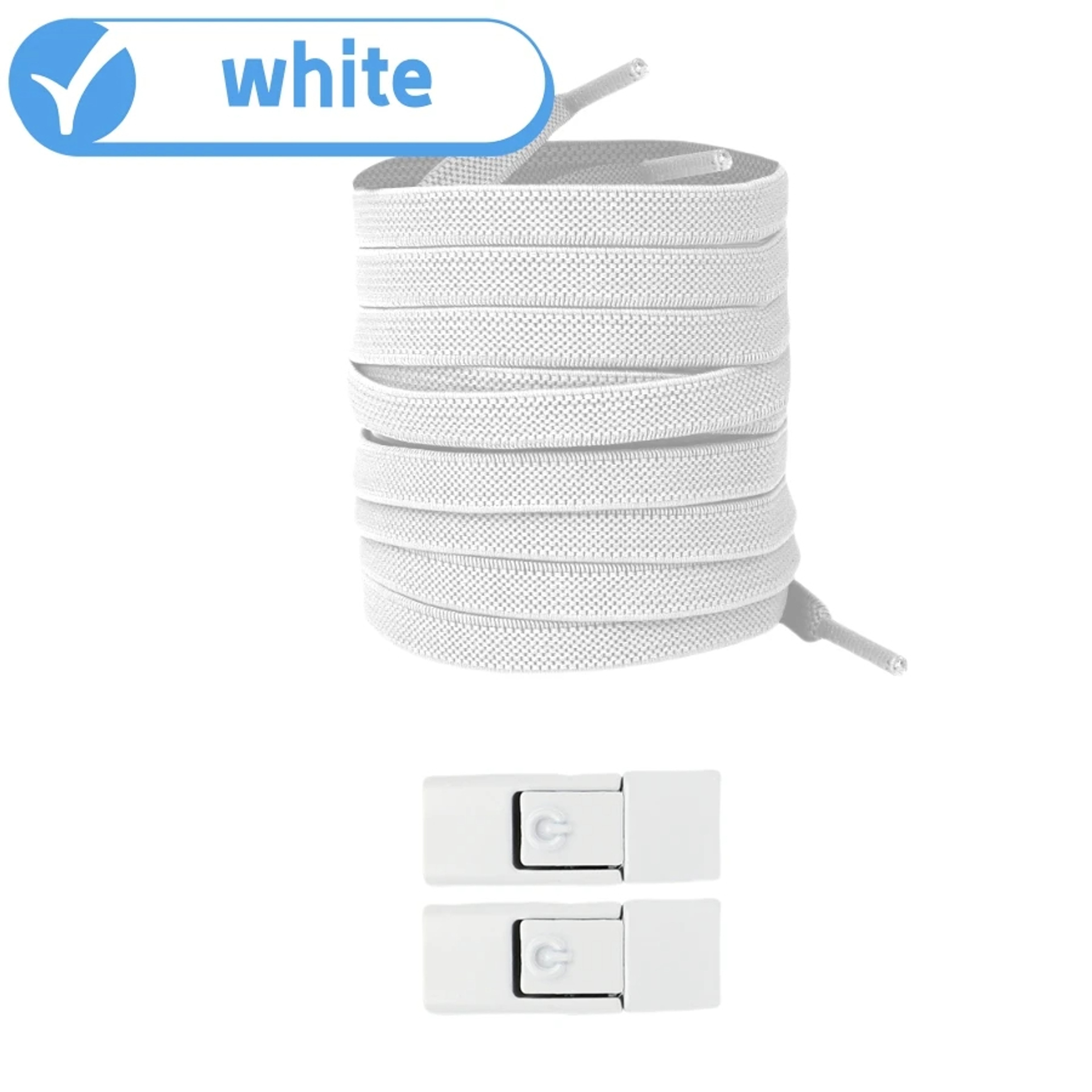 New Without Ties Elastic Laces No Tie Shoe Laces Press Lock Shoelaces Sneaker Kids Adult 8mm Widened