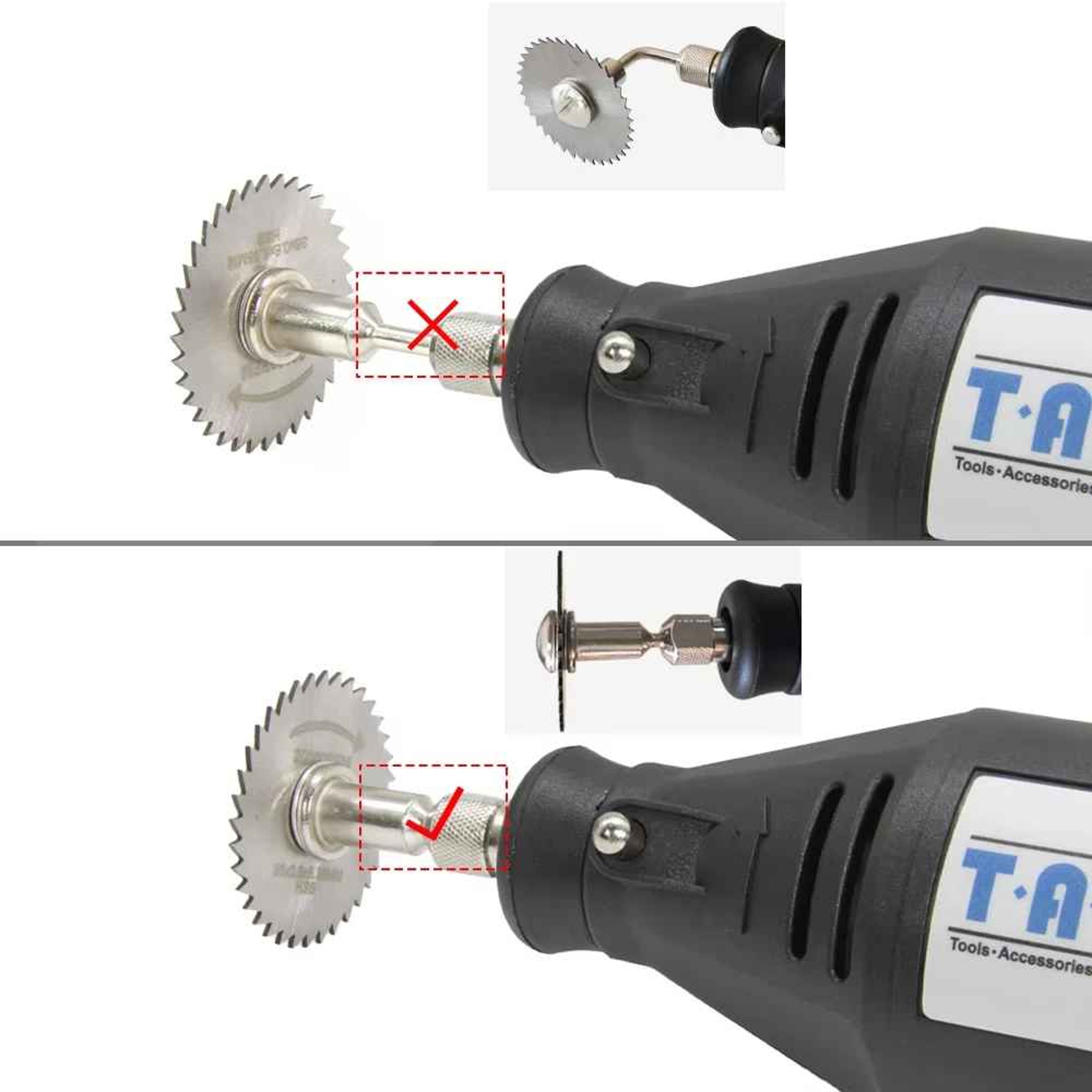 6Pcs Mini Circular Saw Blade Electric Grinding Cutting Disc Rotary Tool for Dremel Metal Cutter Powe