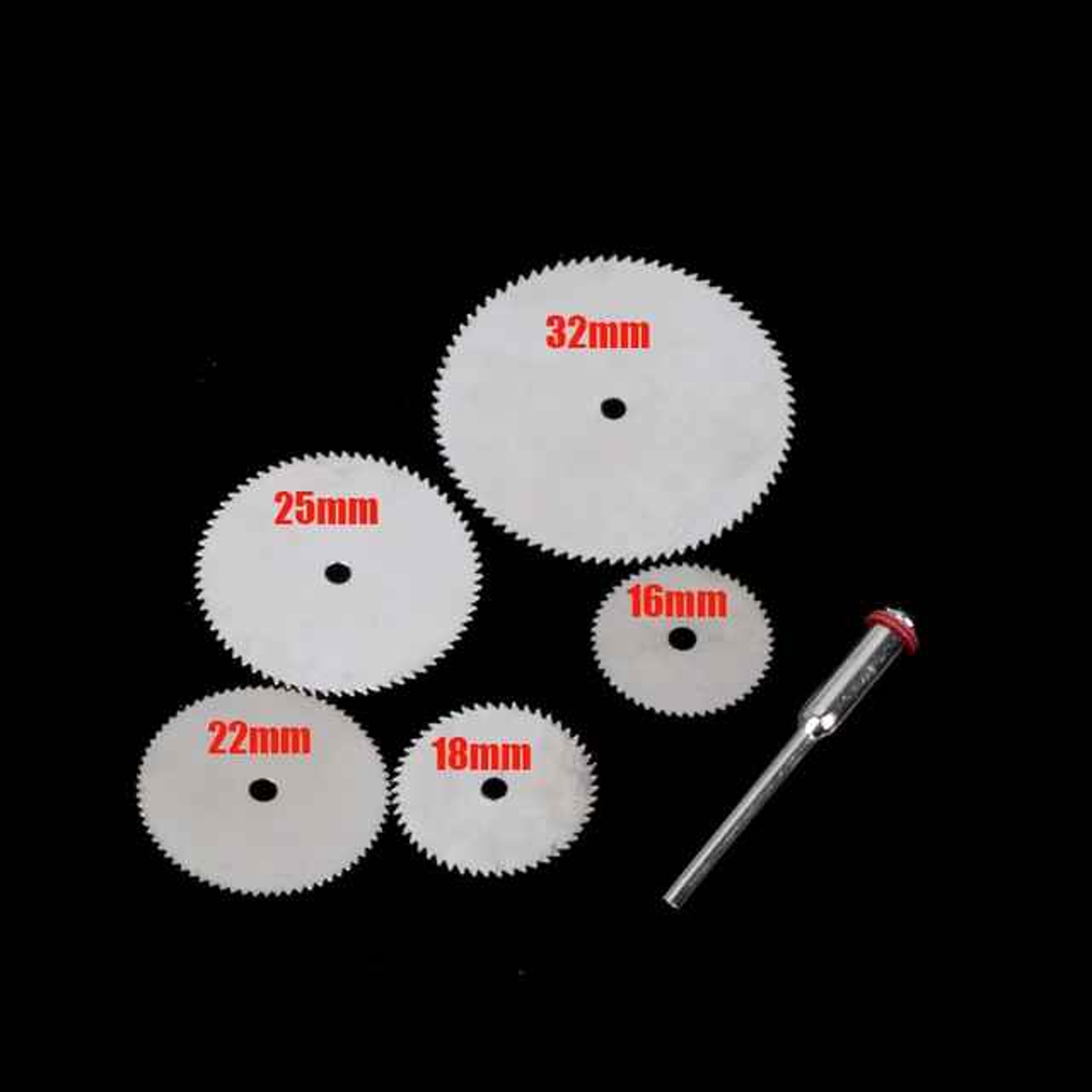 6Pcs Mini Circular Saw Blade Electric Grinding Cutting Disc Rotary Tool For Dremel Metal Cutter Pow 7