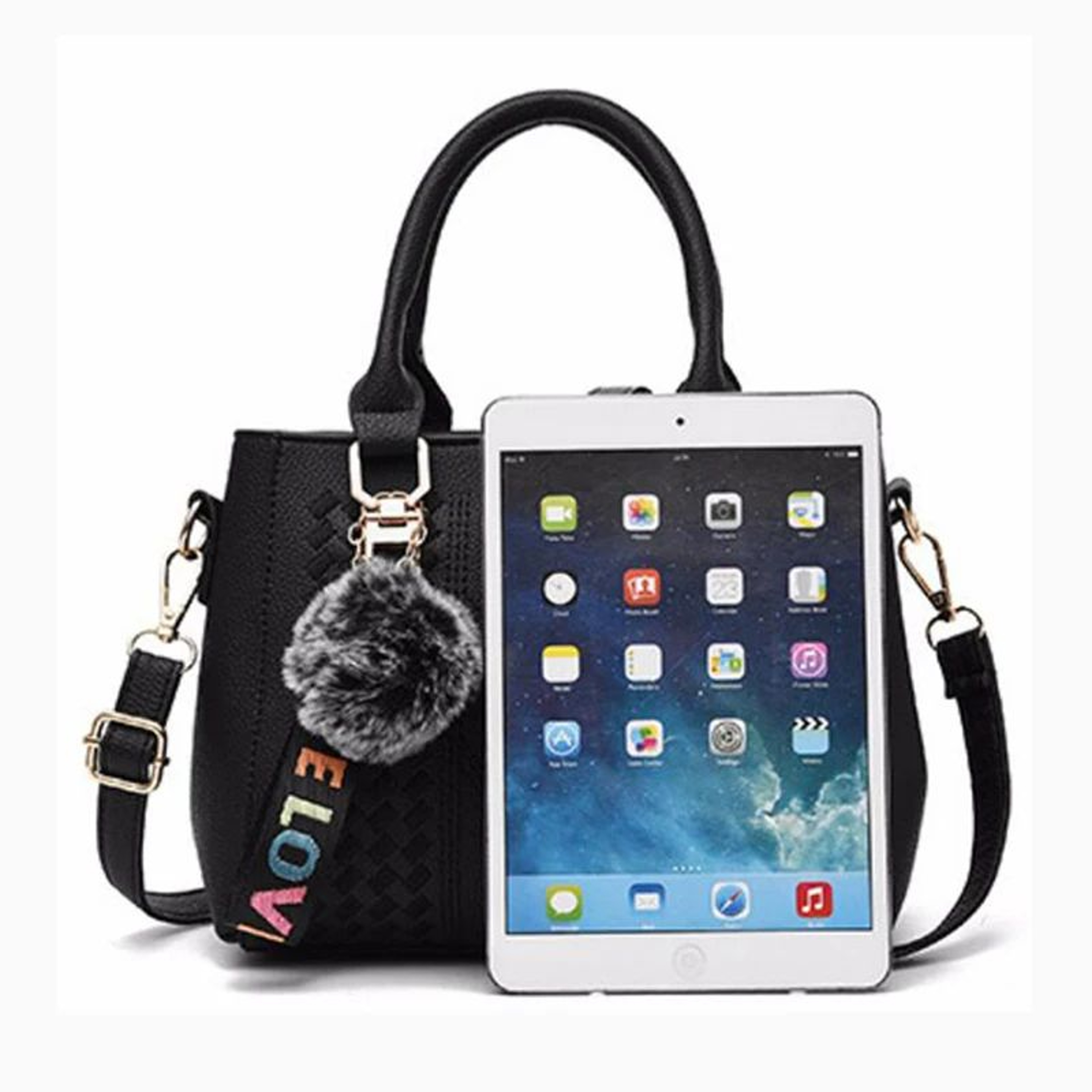 Women Leather Handbag Noble Curve Casual Shoulder Bag Stylish Sac A Main For Daily Use 2