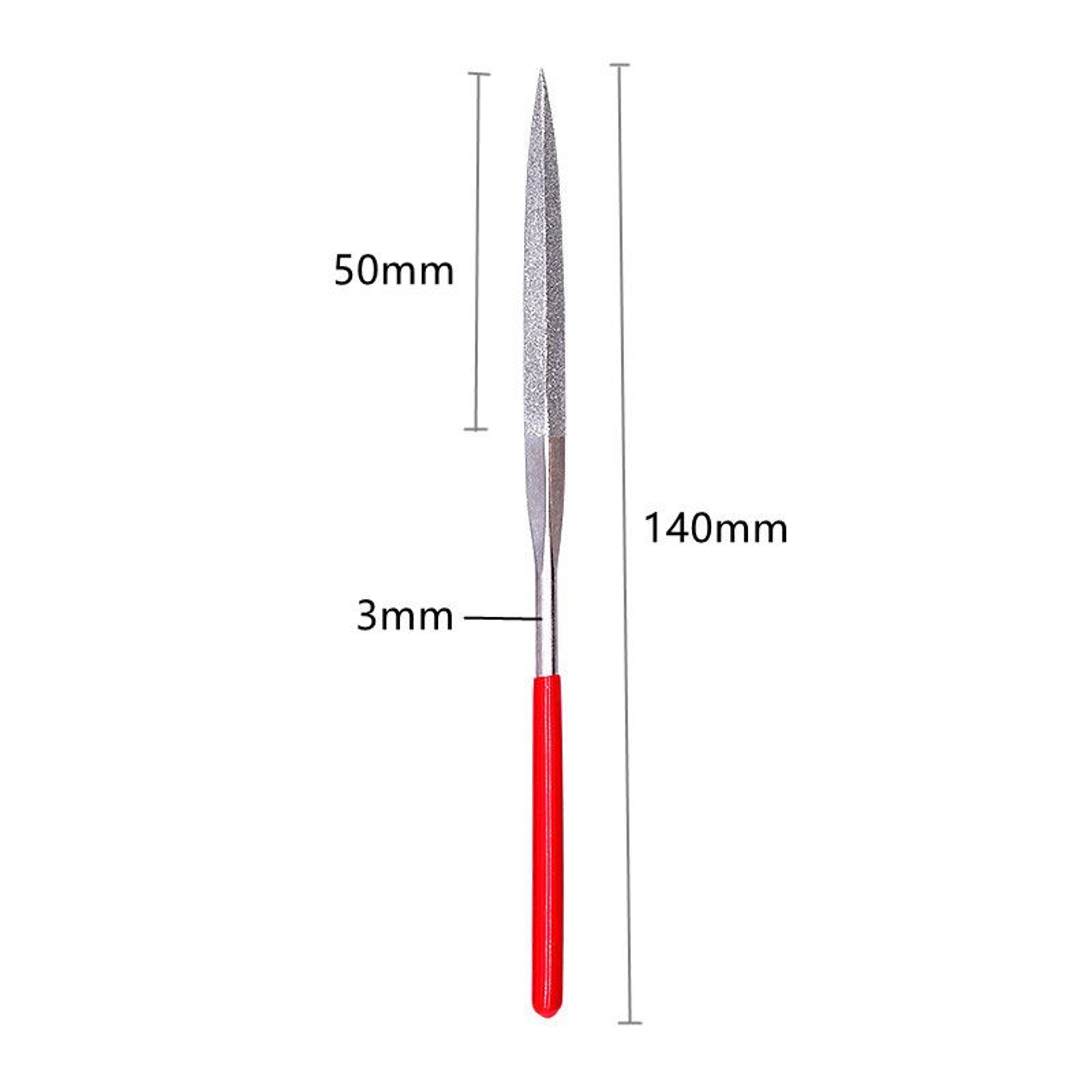 Diamond Needle File Set 10pcs Mini Needle File Kit For Stone Glass  Metal Carving Craft Hand Tools 7