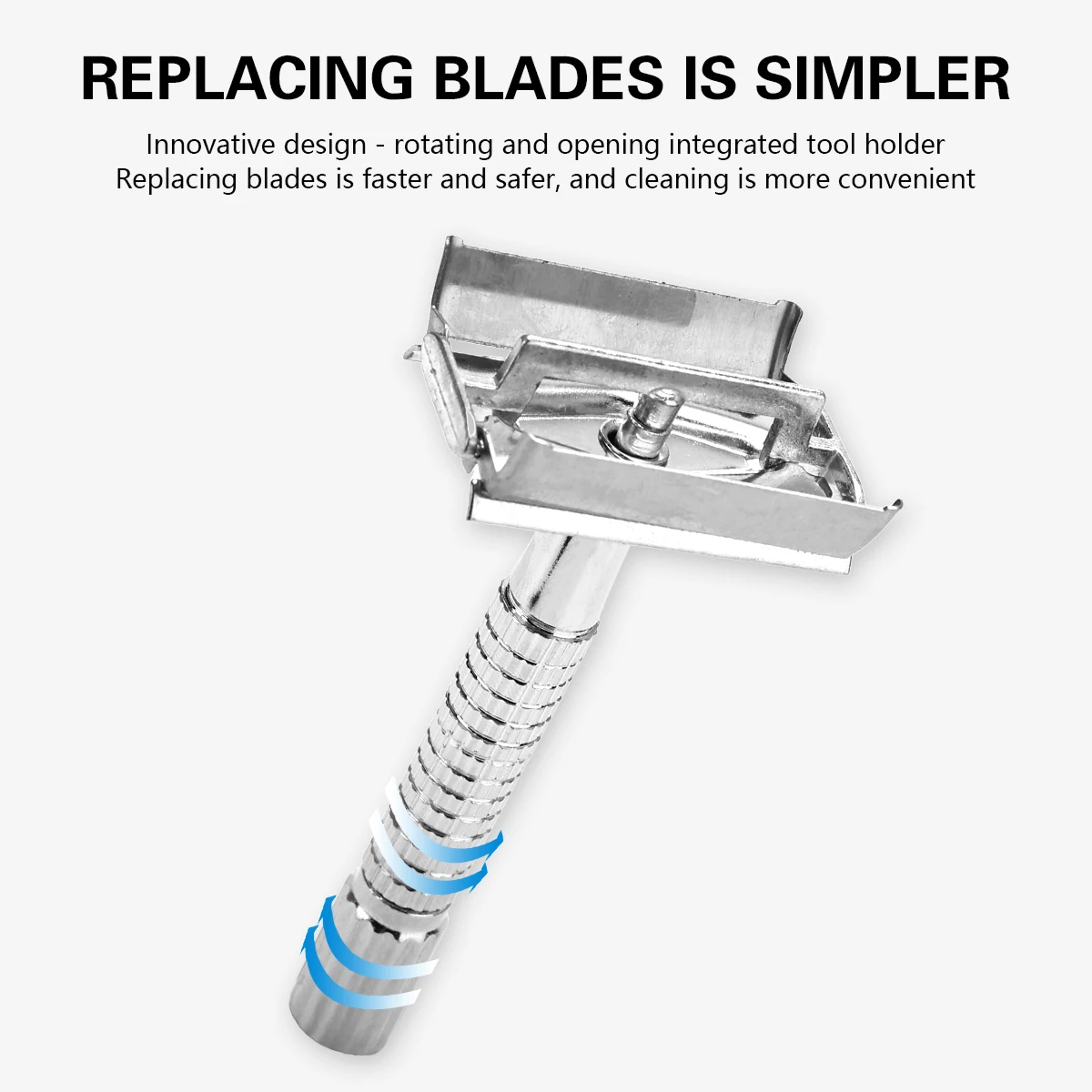 Premium Double Edge Safety Razor For Unisex Barber Styling Accessories With Deluxe Box Holder 4
