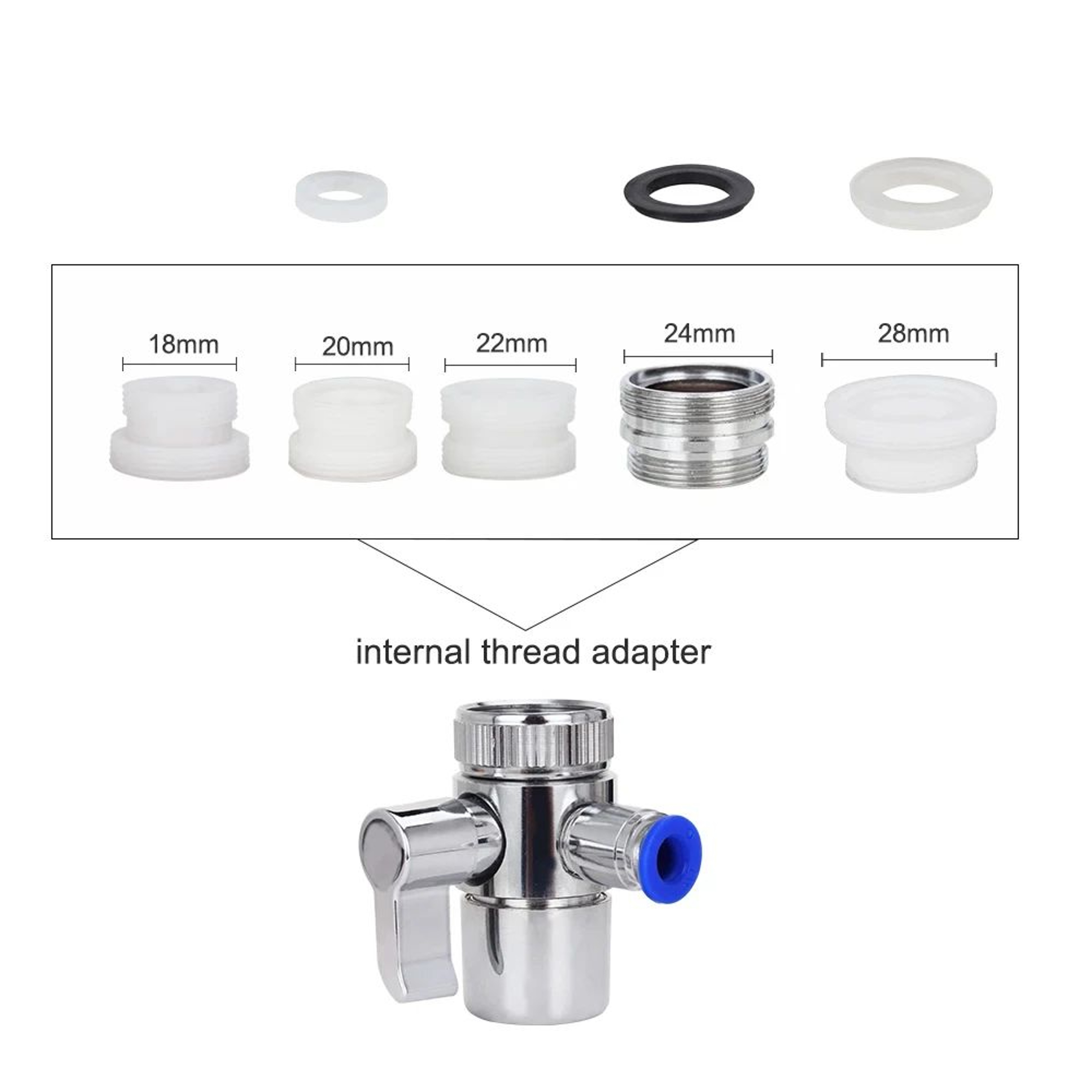 Dental Irrigator Water Jet Faucet Tooth Cleaner Flosser No Electricity Toothpick Teeth Cleaning Kit 5