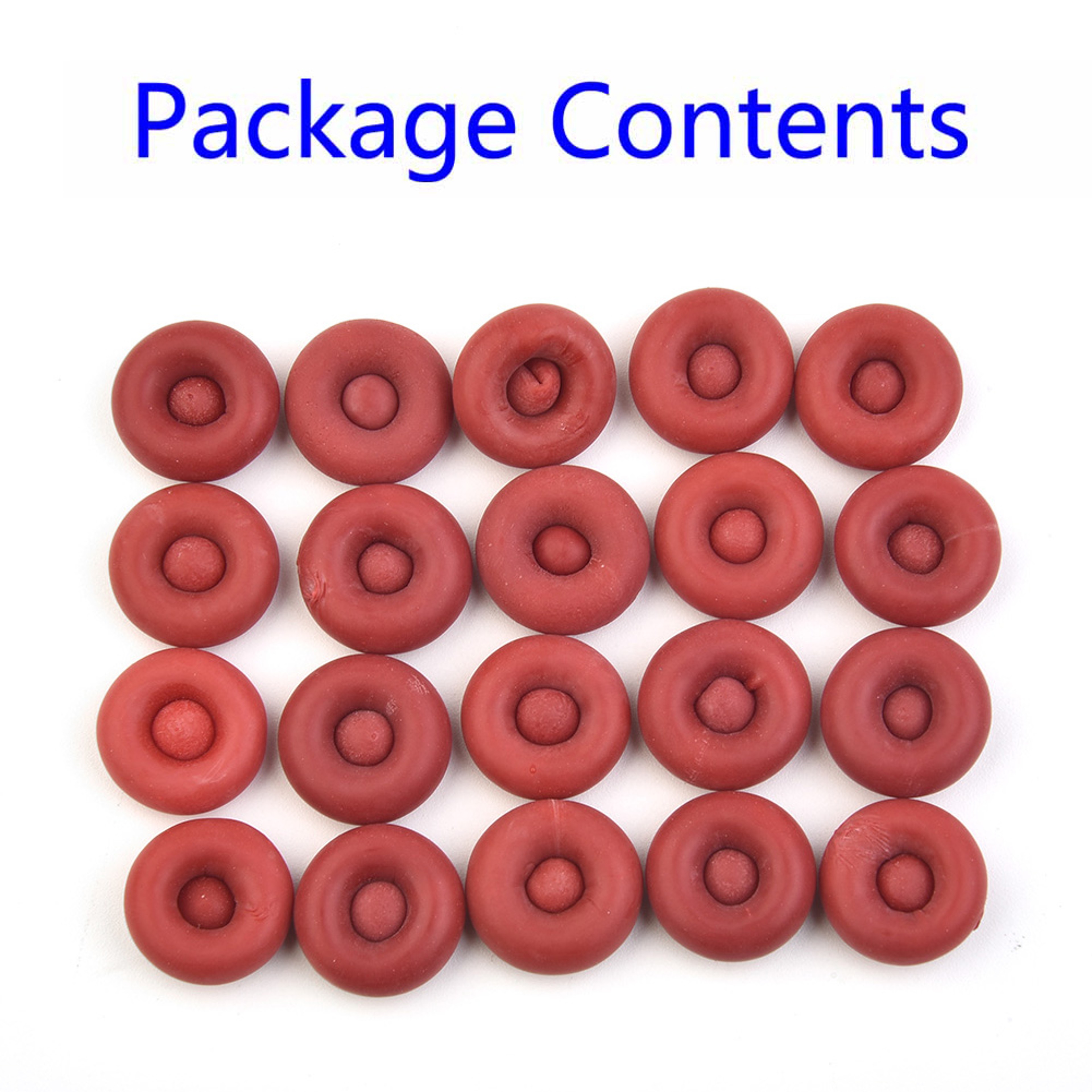 20 Pack Red Caulk Cap Reusable Glass Glue Tip Sealing Cover For Caulking Gun Nozzles  Barrel Glue M 5
