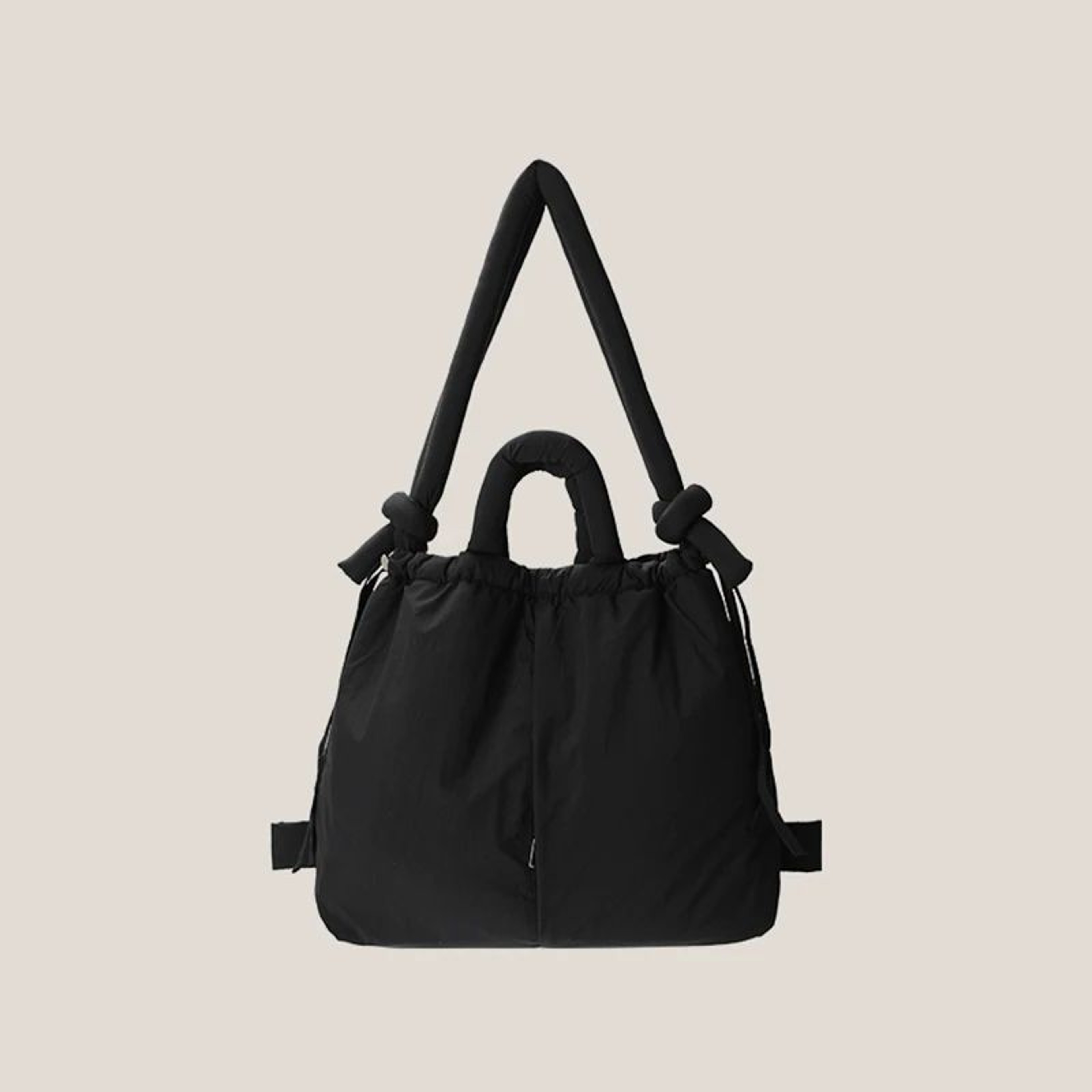 Designer Soft Puffer Nylon Tote Bag Casual Vintage Large Capacity Women Shoulder  Crossbody Handbag 5