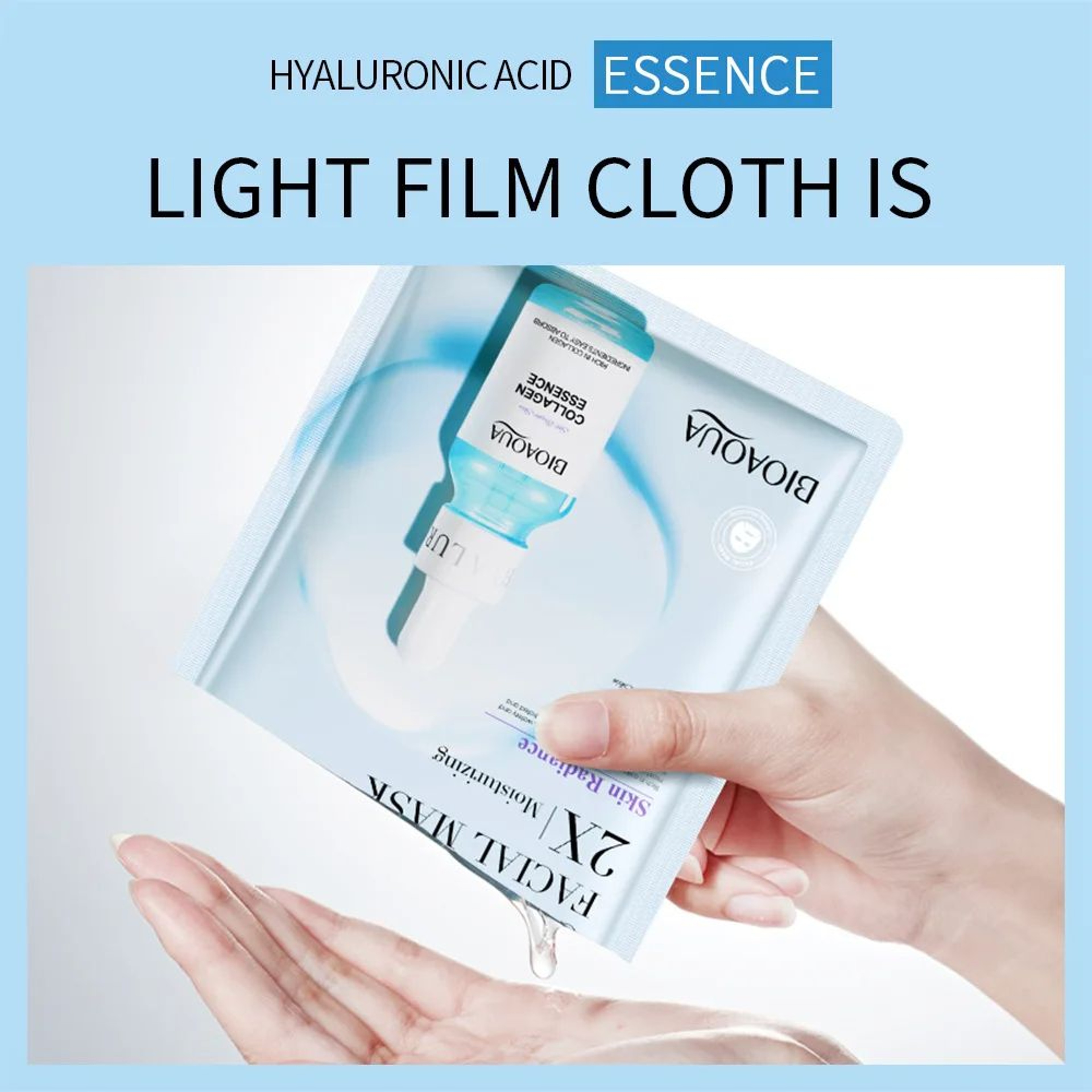 BIOAQUA Centella Collagen Face Mask Moisturizing Refreshing Sheet Masks With Hyaluronic Acid For Fa 3
