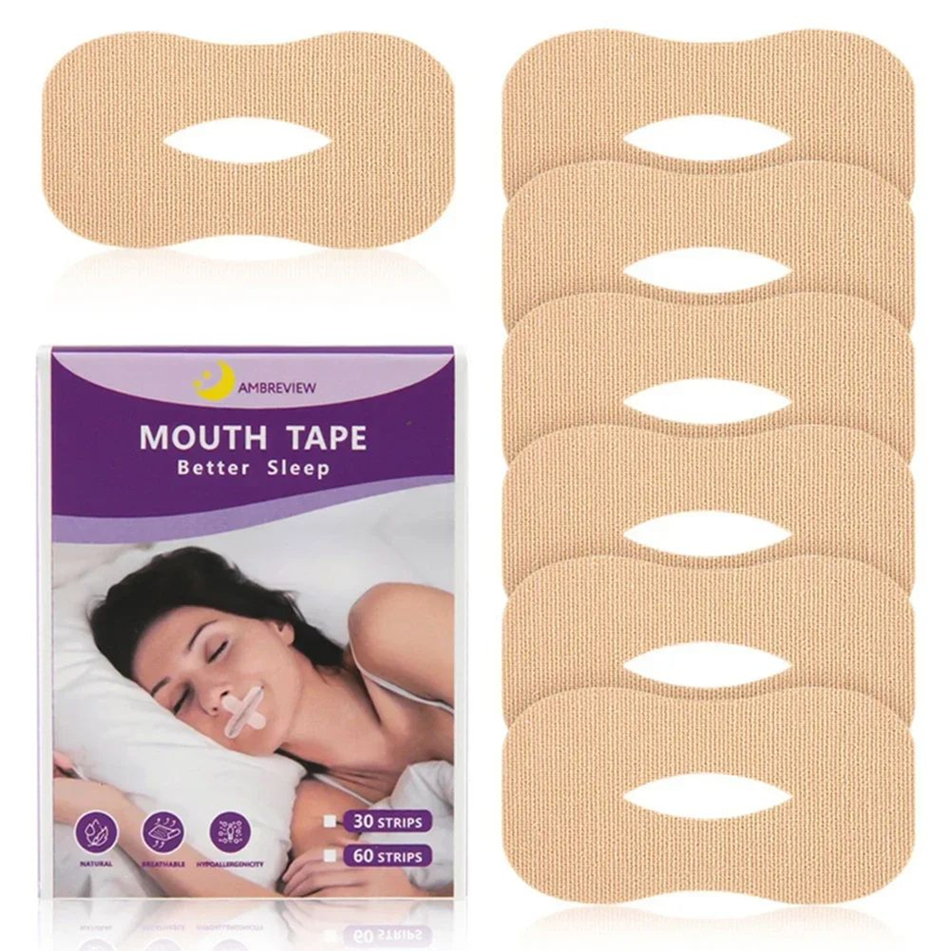 AntiSnoring Stickers For Children  Adults Night Sleep Nose Lip Breathing Patch Mouth Correction Ort 6