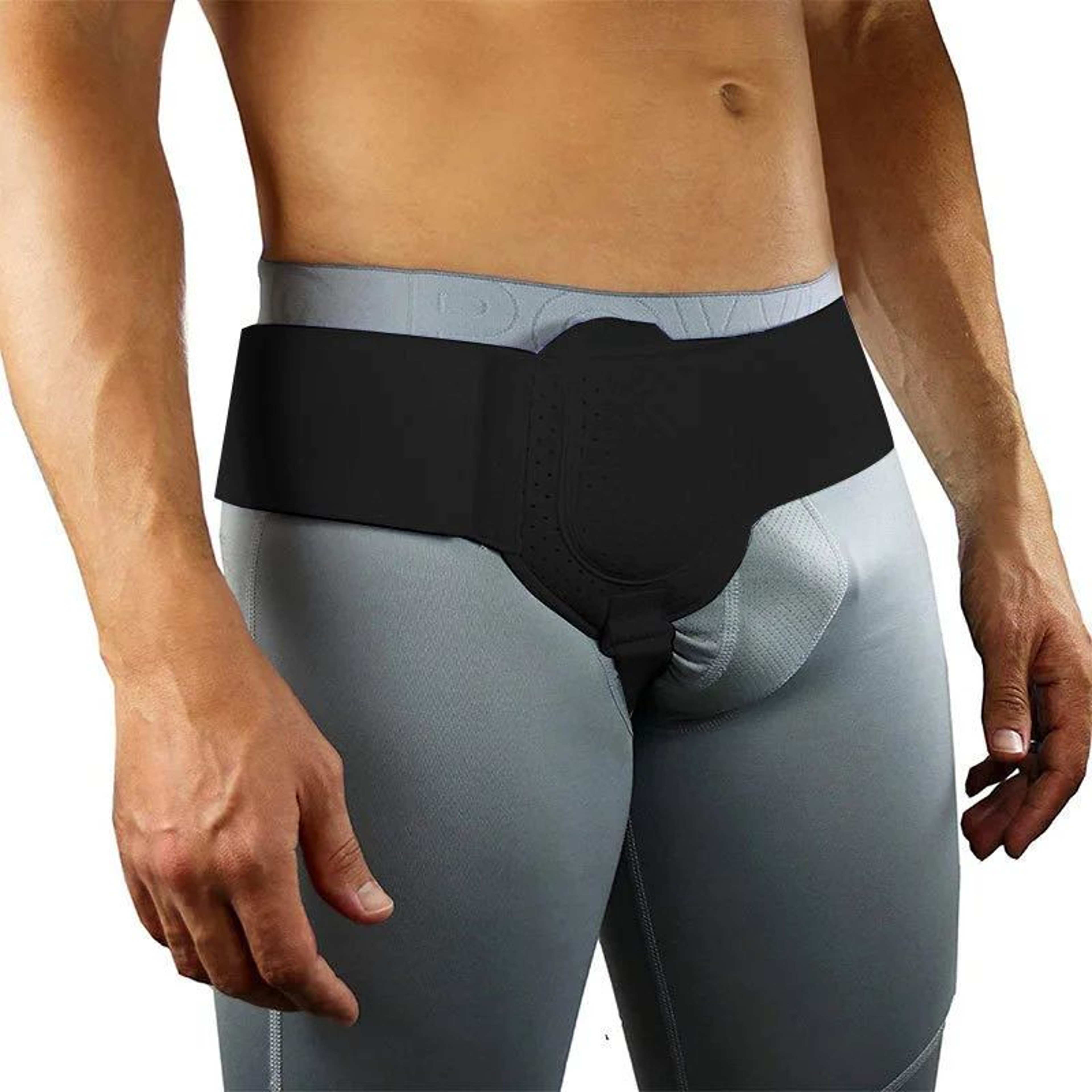 Hernia Belt Truss For Inguinal Sports Hernia Support Adjustable Groin Pain Relief Strap Breathable  0