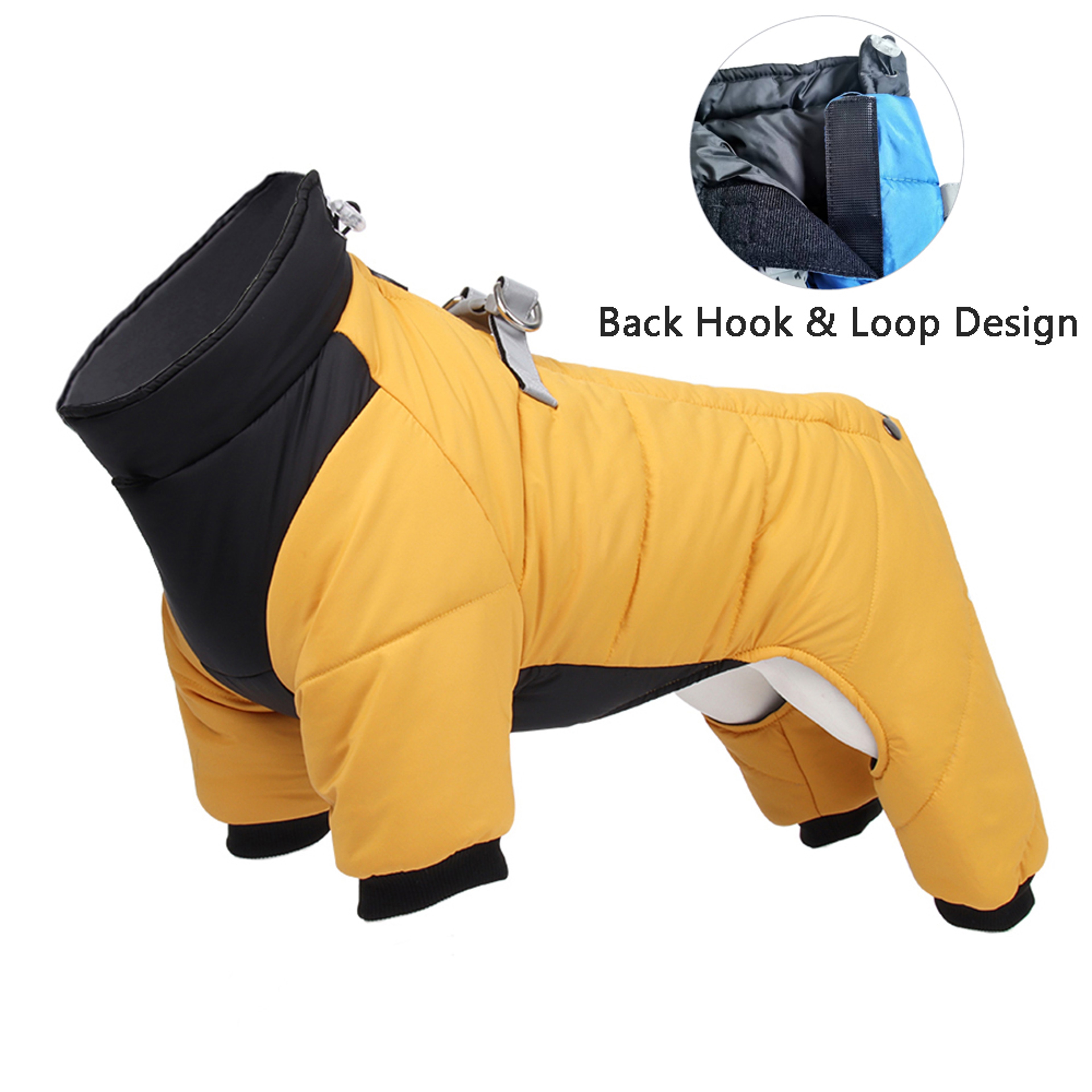 Waterproof Winter Dog Jacket for Small Medium Dogs, Warm Thicken Pet Puppy Coat for Chihuahua French Bulldog Pug Dog – view 7