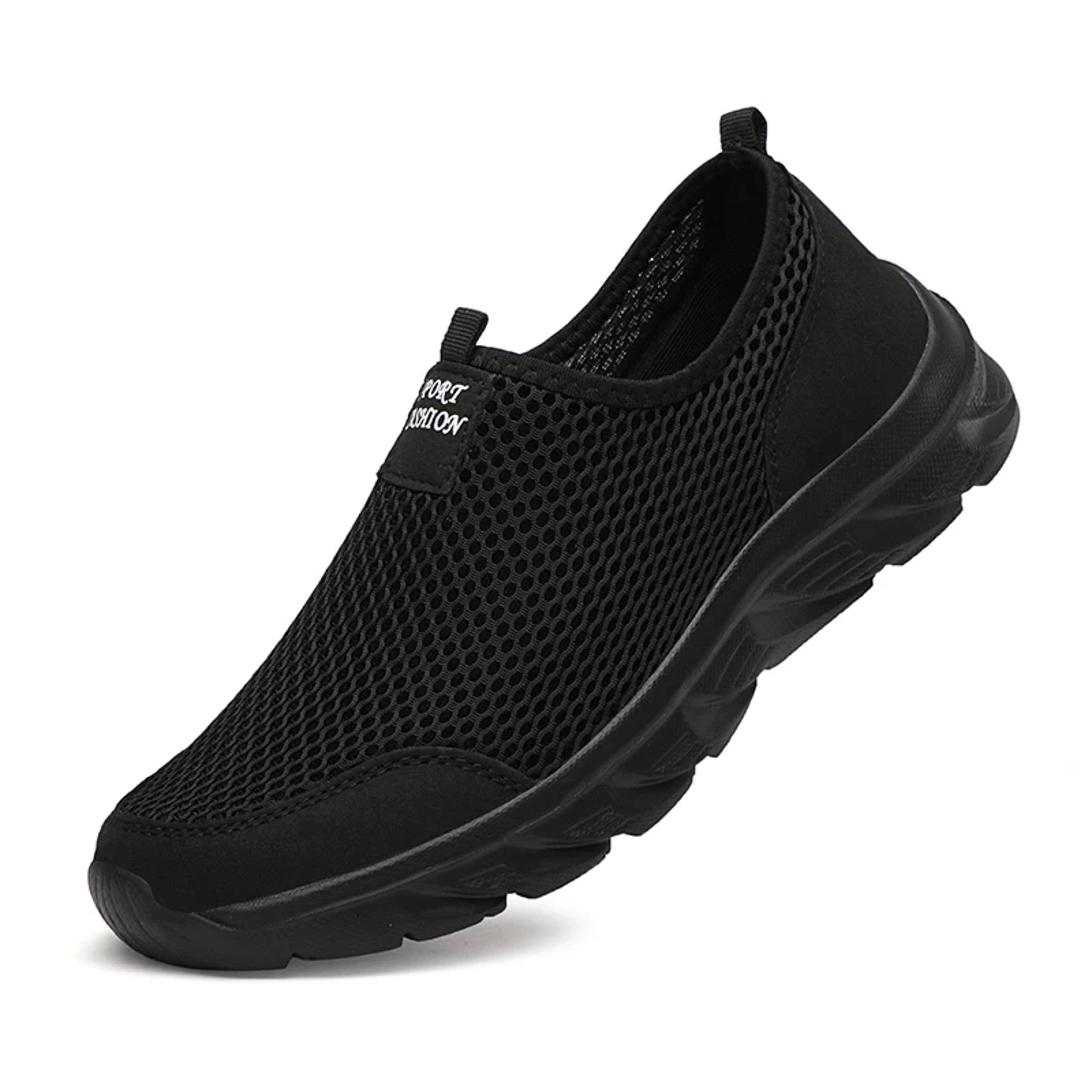 Breathable Mesh Men Running Shoes, Lightweight Summer Sneakers Casual Walking Slip-On Loafers Driving Zapatos Casuales – view 8