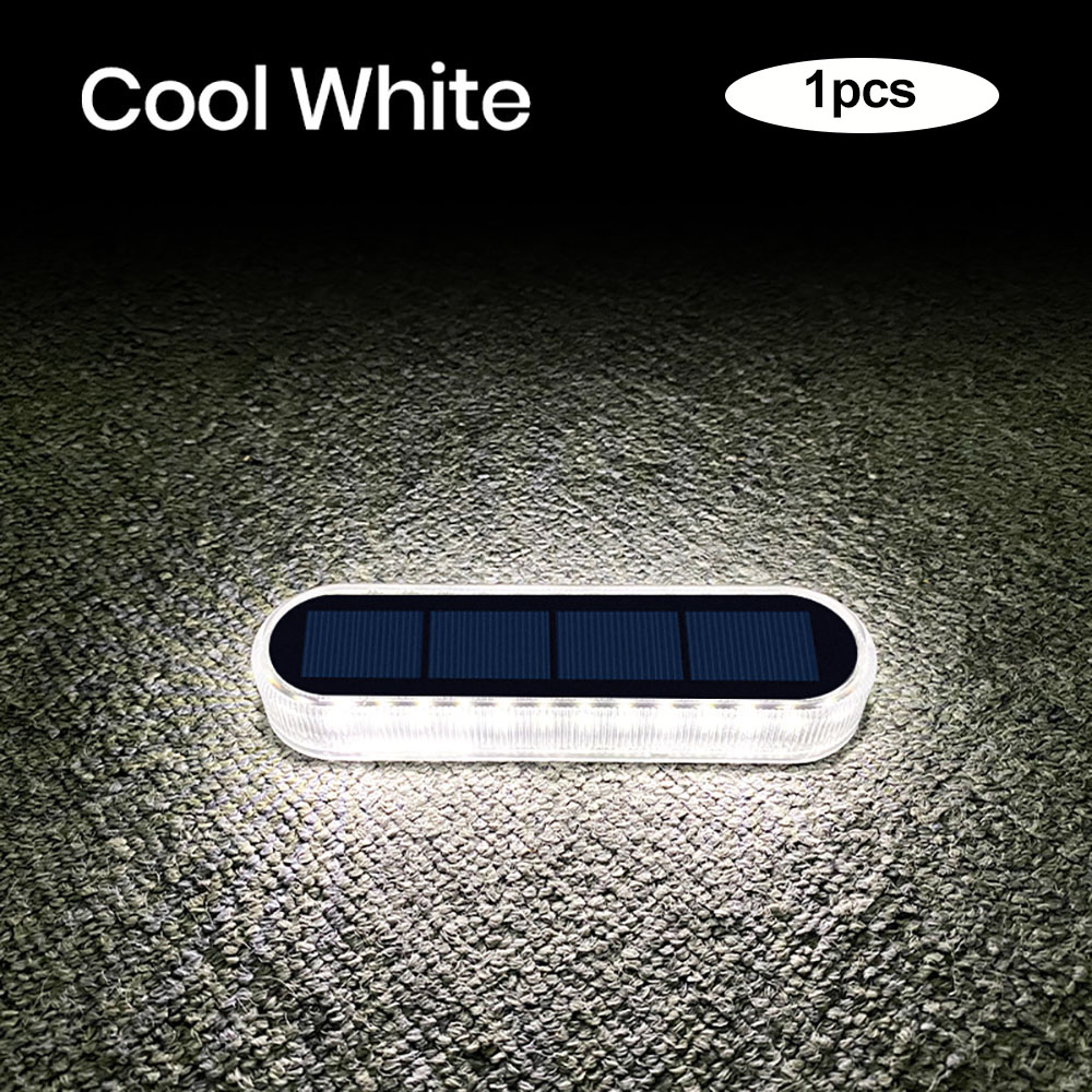 IP68 Waterproof Solar LED Deck Lights, Wireless Stick-On Outdoor Step Dock Driveway Lights, 3 Lighting Colors – view 8