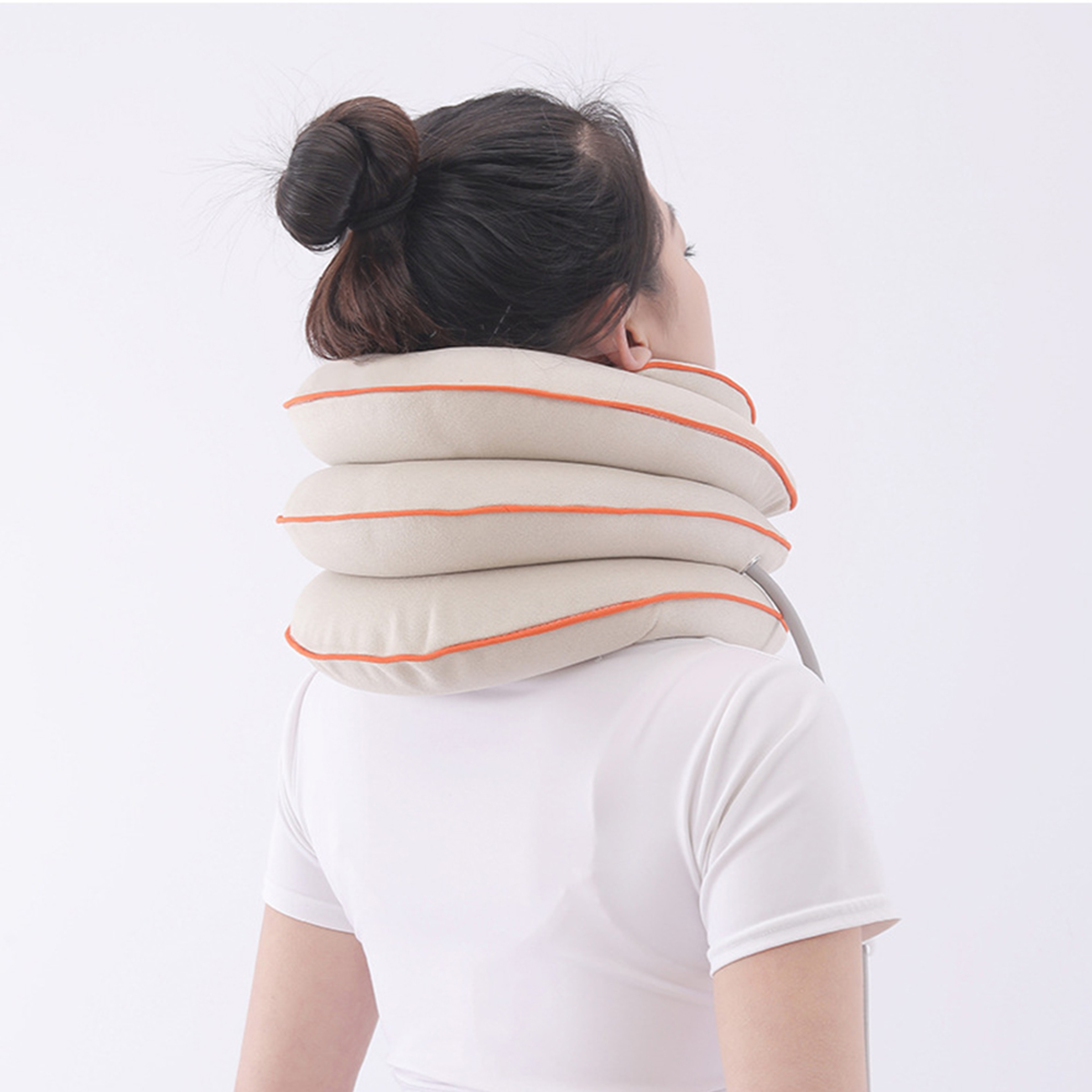 Inflatable Cervical Neck Traction Brace, Medical Neck Stretcher for Chronic Neck & Shoulder Pain Relief and Posture – view 3