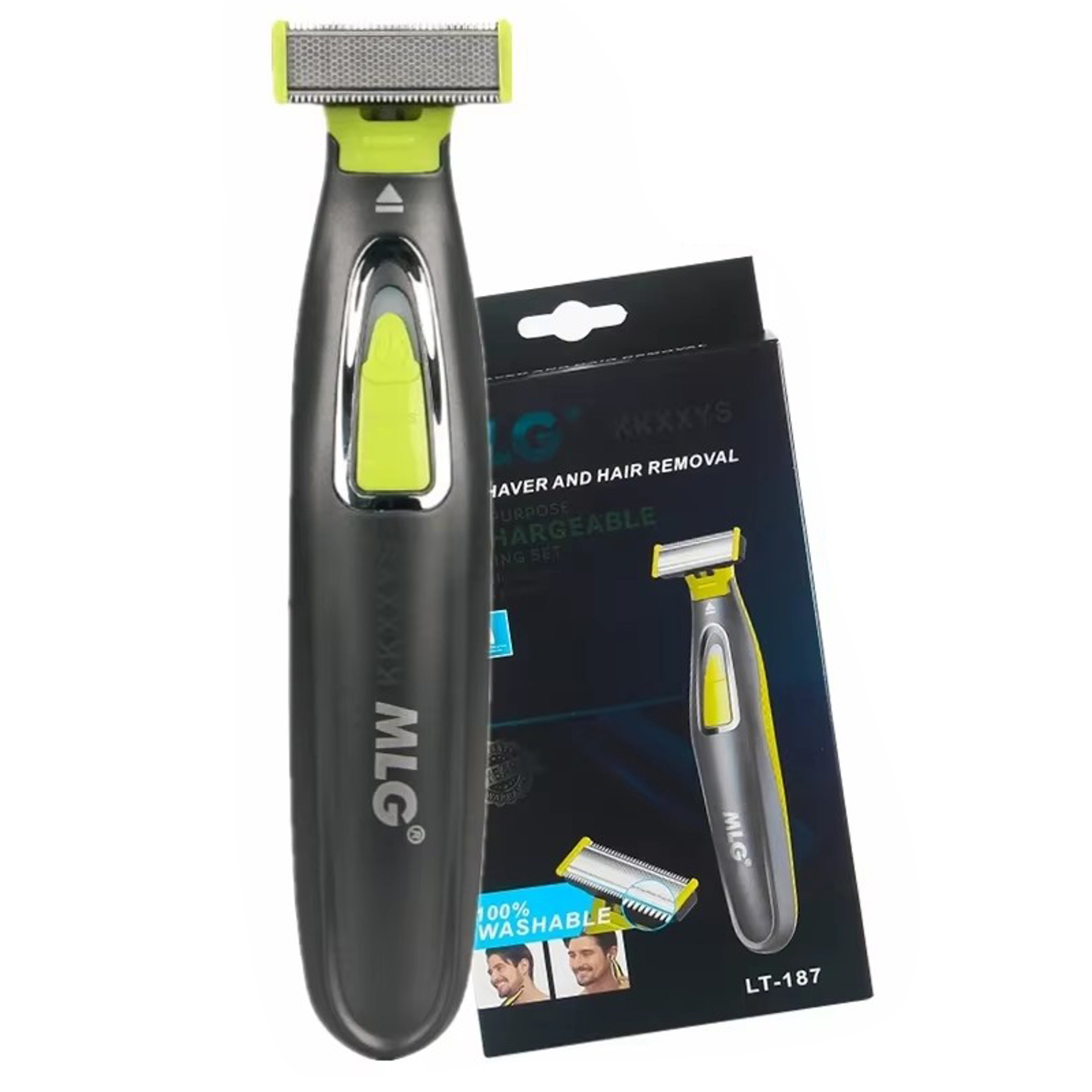 Cordless Electric Shaver for Men Beard Trimmer & Razor, USB Rechargeable Hair Clipper for Face Body Grooming – view 1
