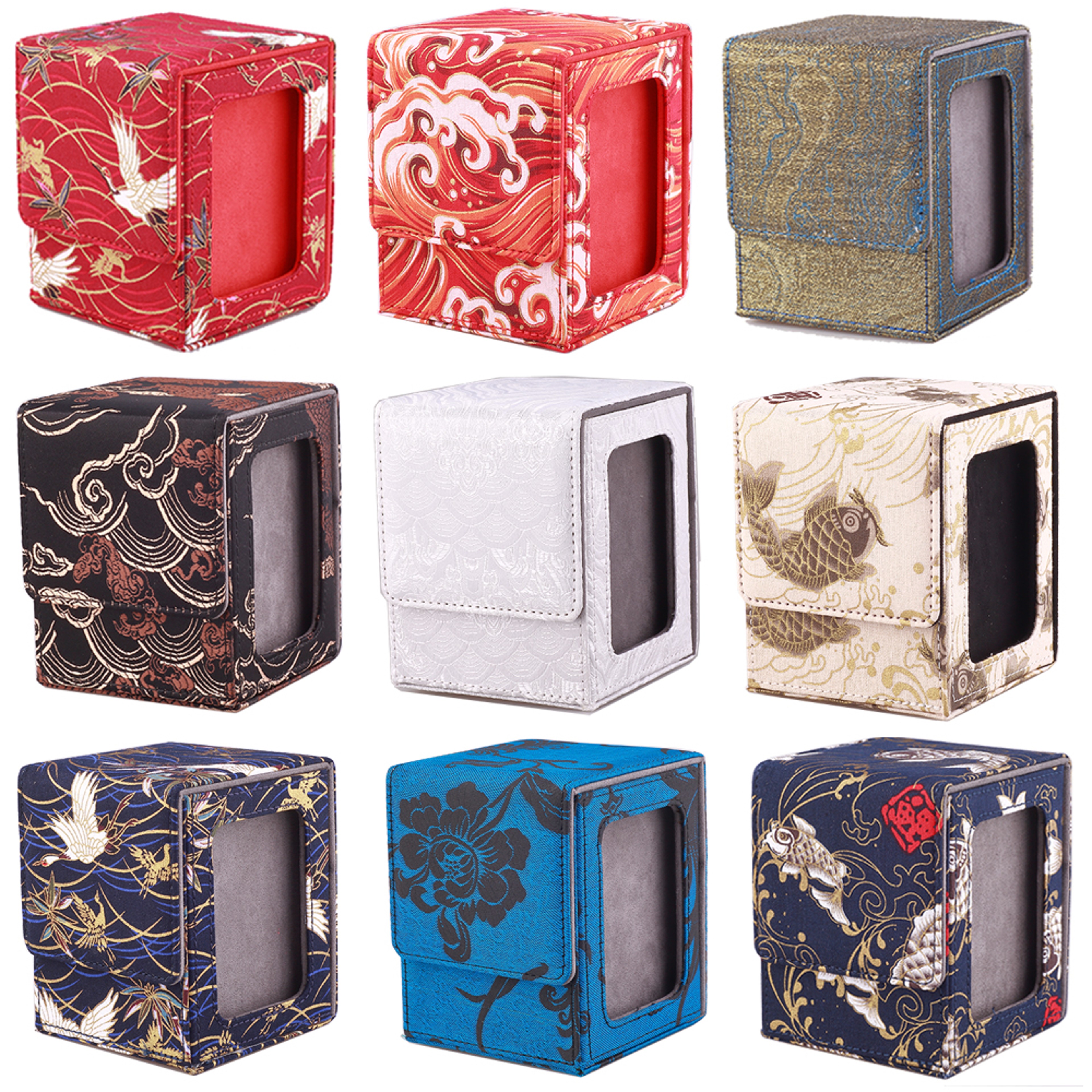 Trading Card Deck Box Case, Carrying Organizer Holder for MTG, TCG, Commander, Board Games, Collectible Card Storages – view 1
